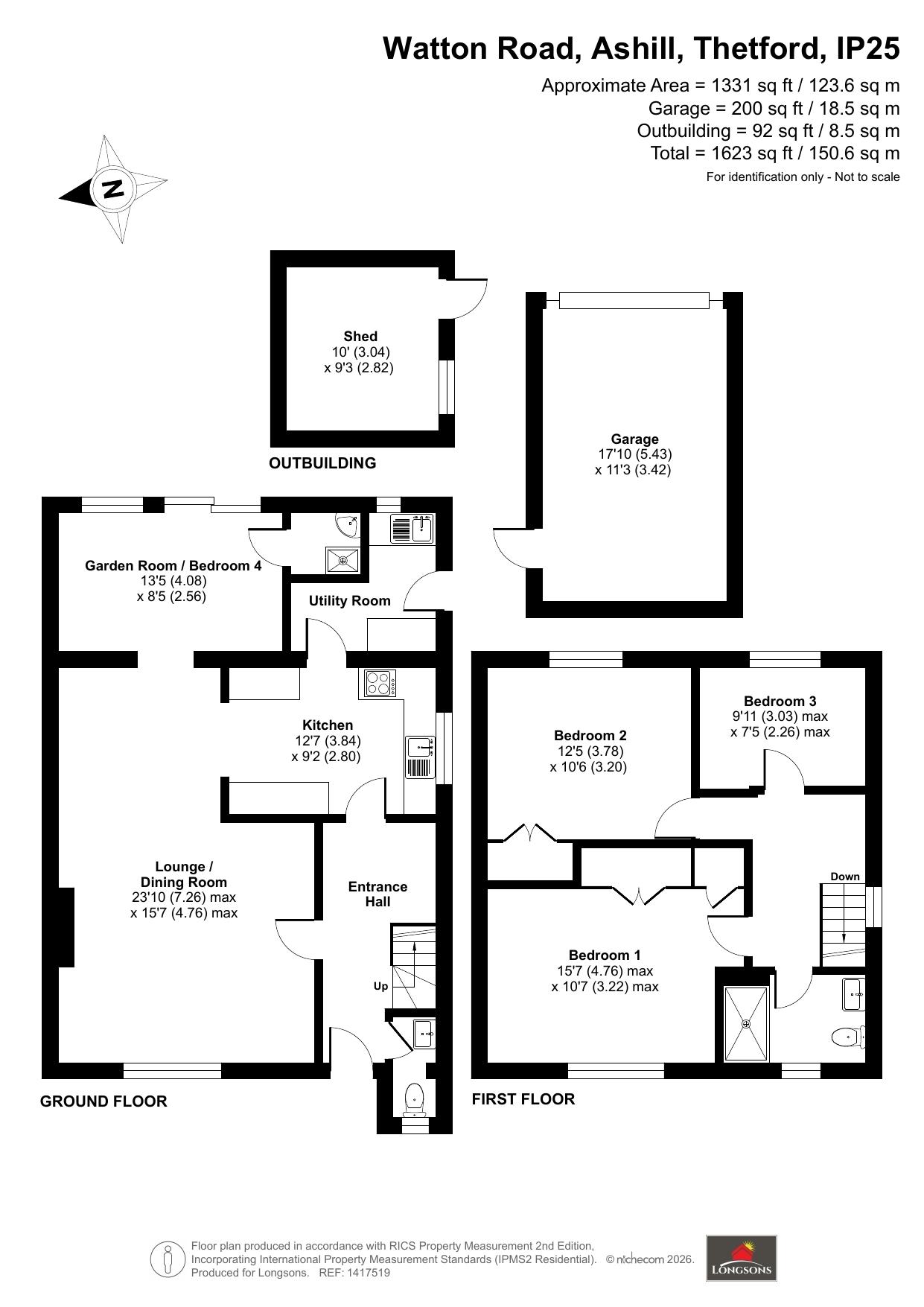 Ohana, Watton Road, Thetford floorplan