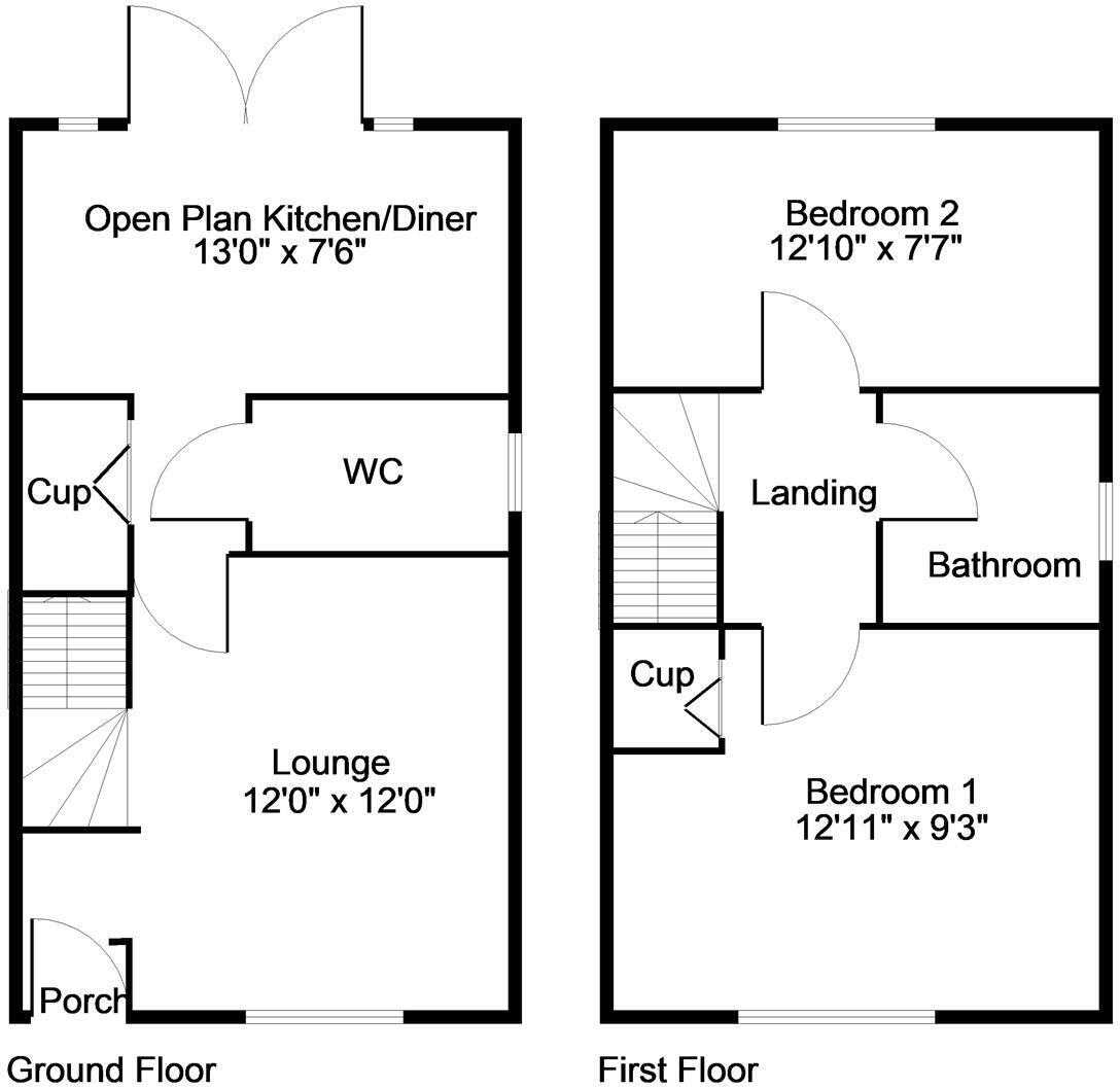 22, Wallis Grove, Doncaster floorplan
