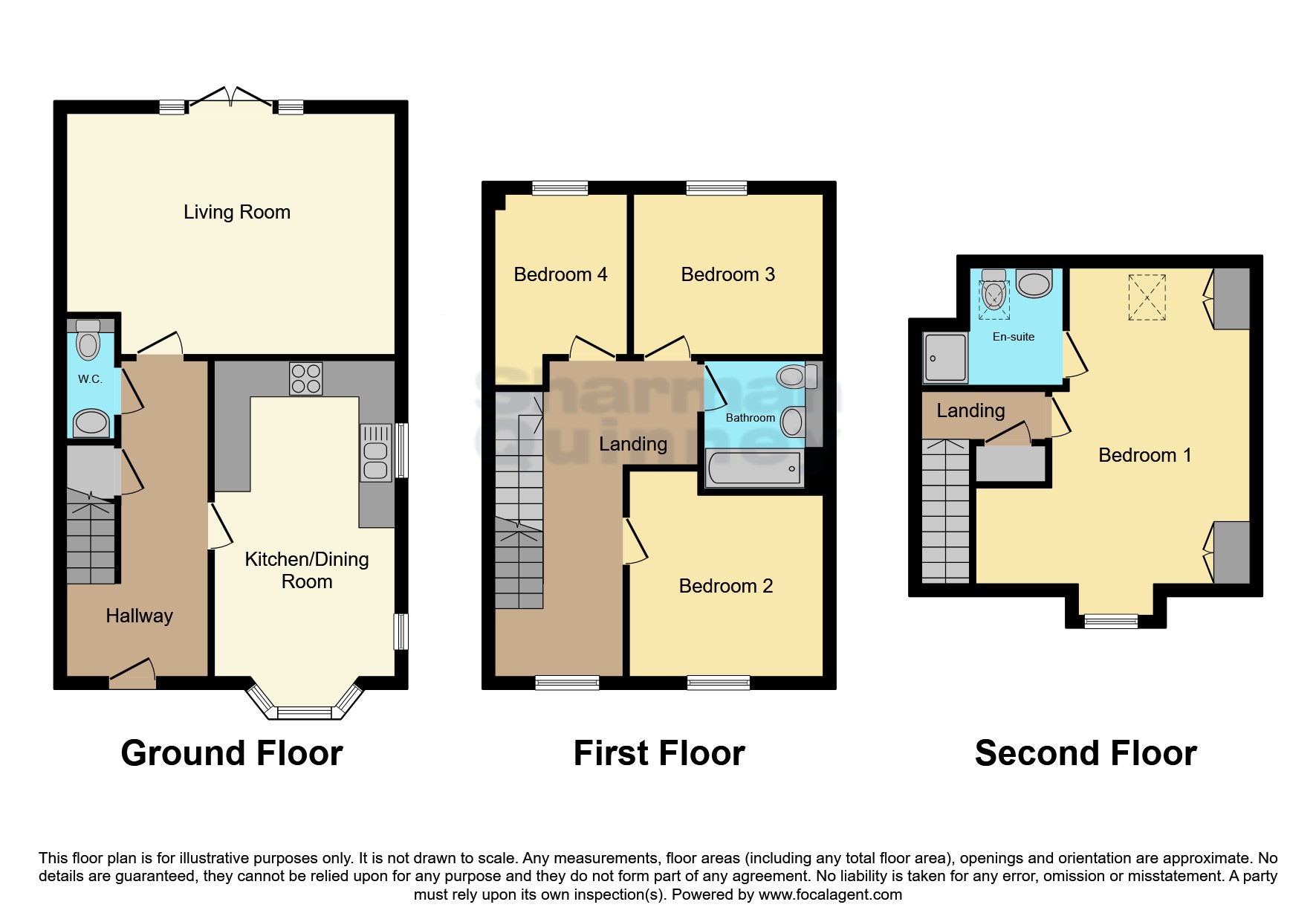 16, Farendon Road, Huntingdon floorplan