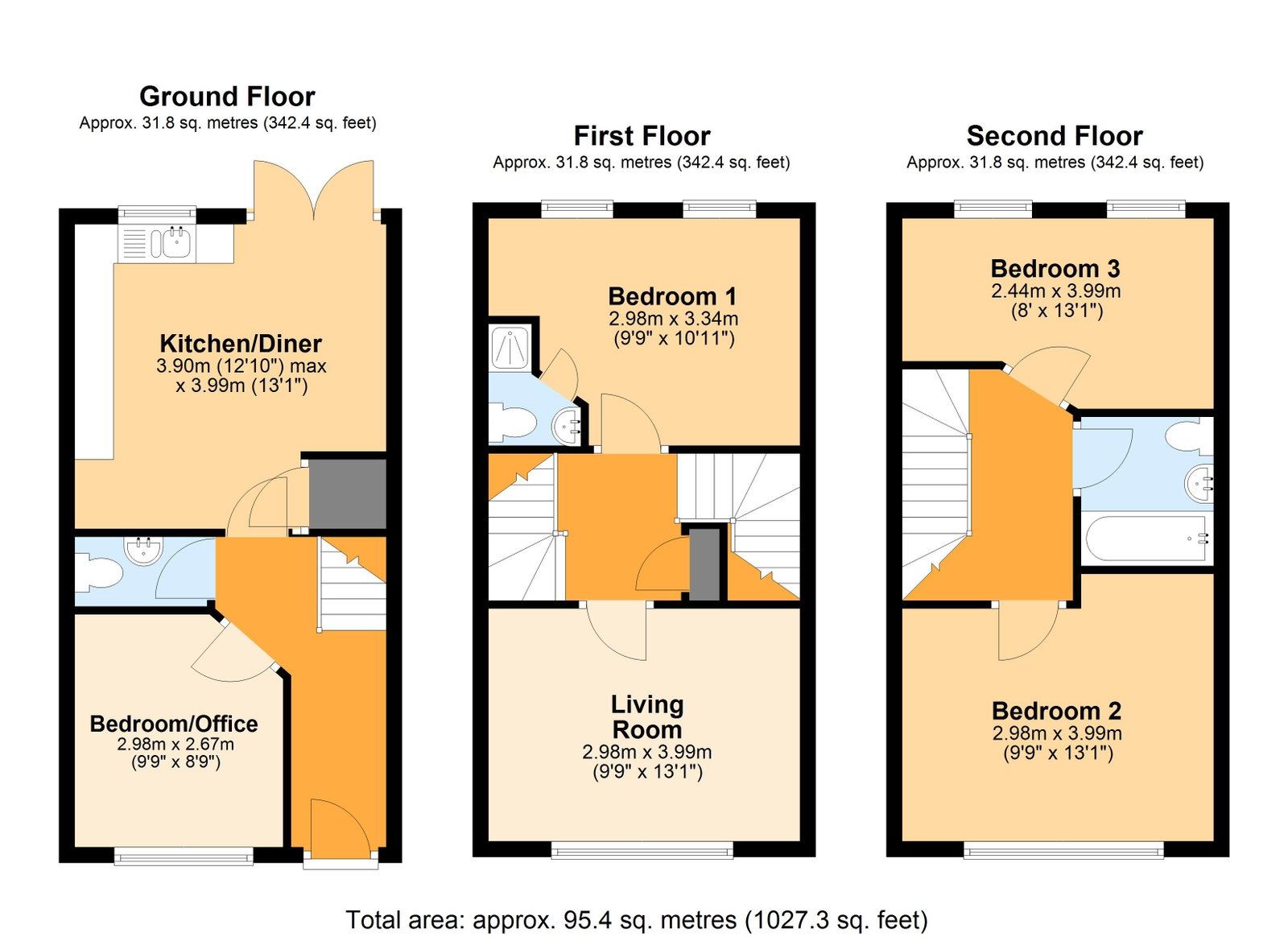 7, Gwern Catherine, Cardiff floorplan