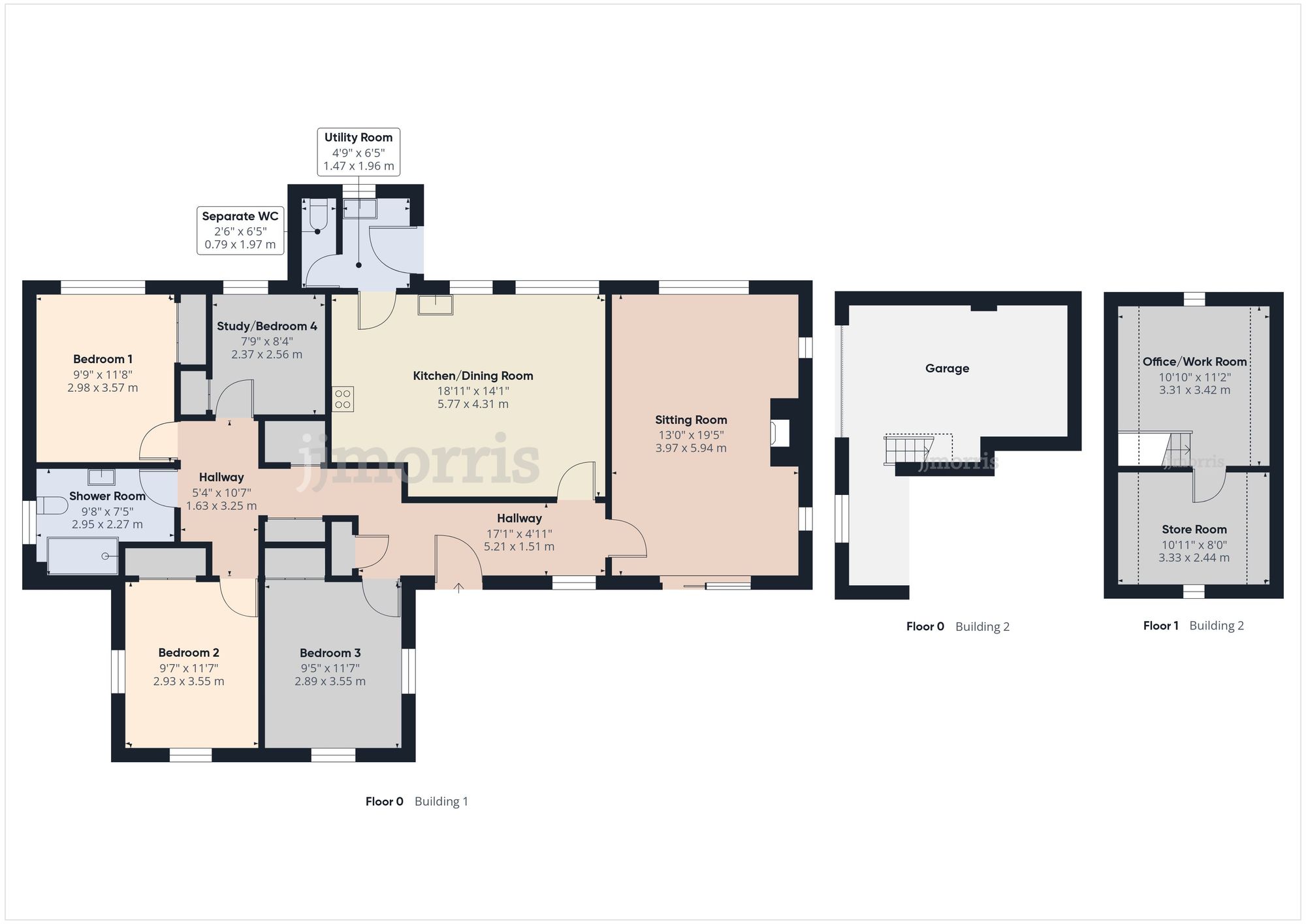Can Y Gog, Clynderwen floorplan
