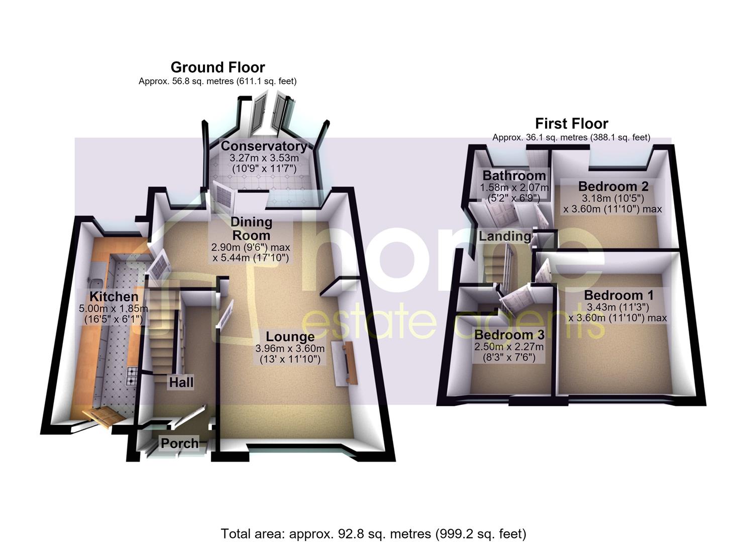 South Walk, Stalybridge floorplan