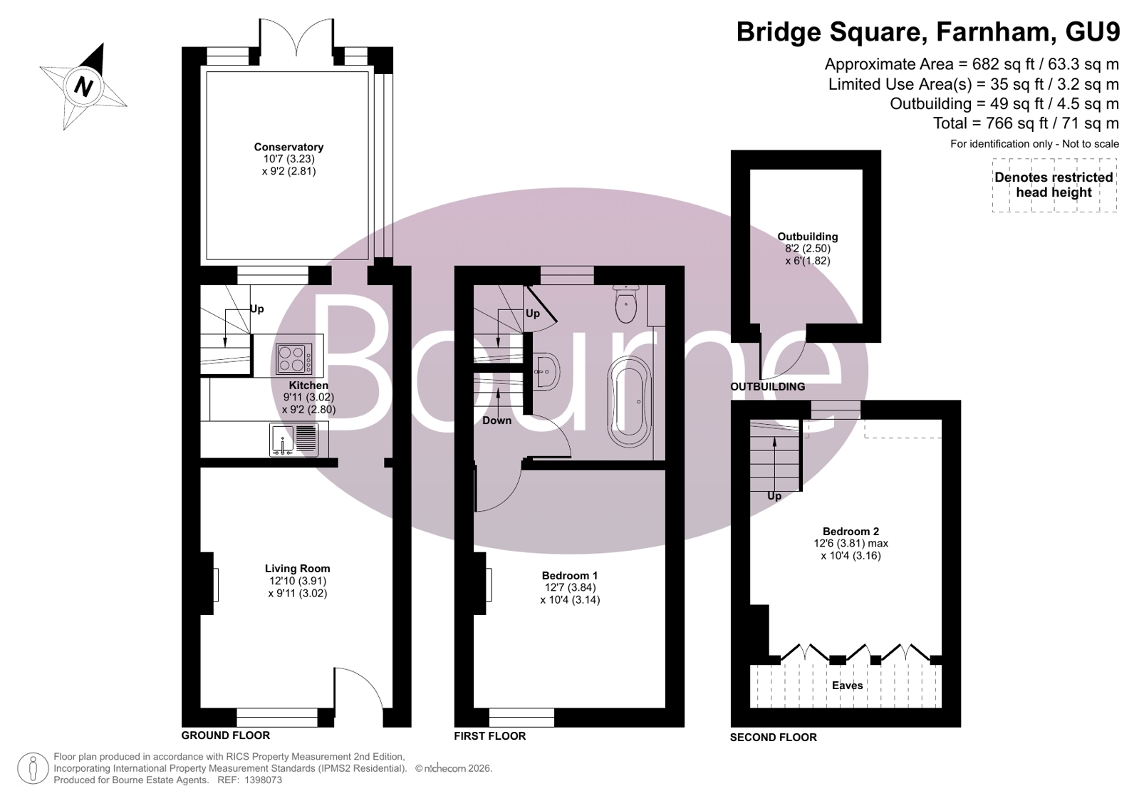 15, Bridge Square, Farnham floorplan