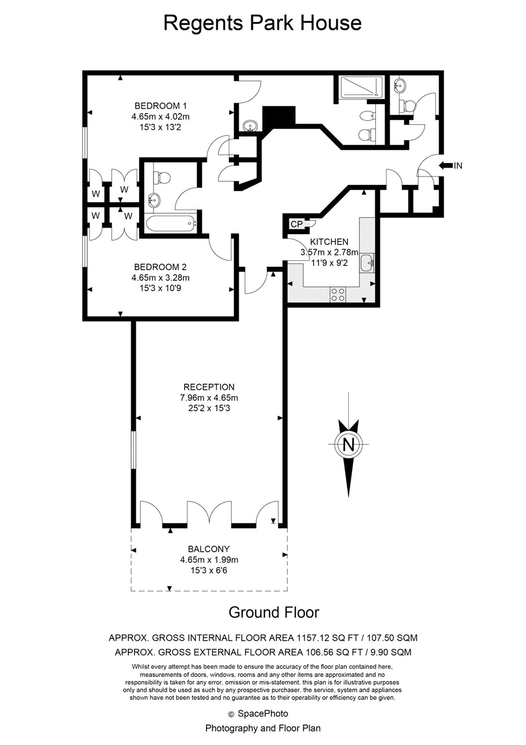 2 Bedrooms Flat to rent in Regents Park House, 105 Park Road, Primrose Hill, London NW8