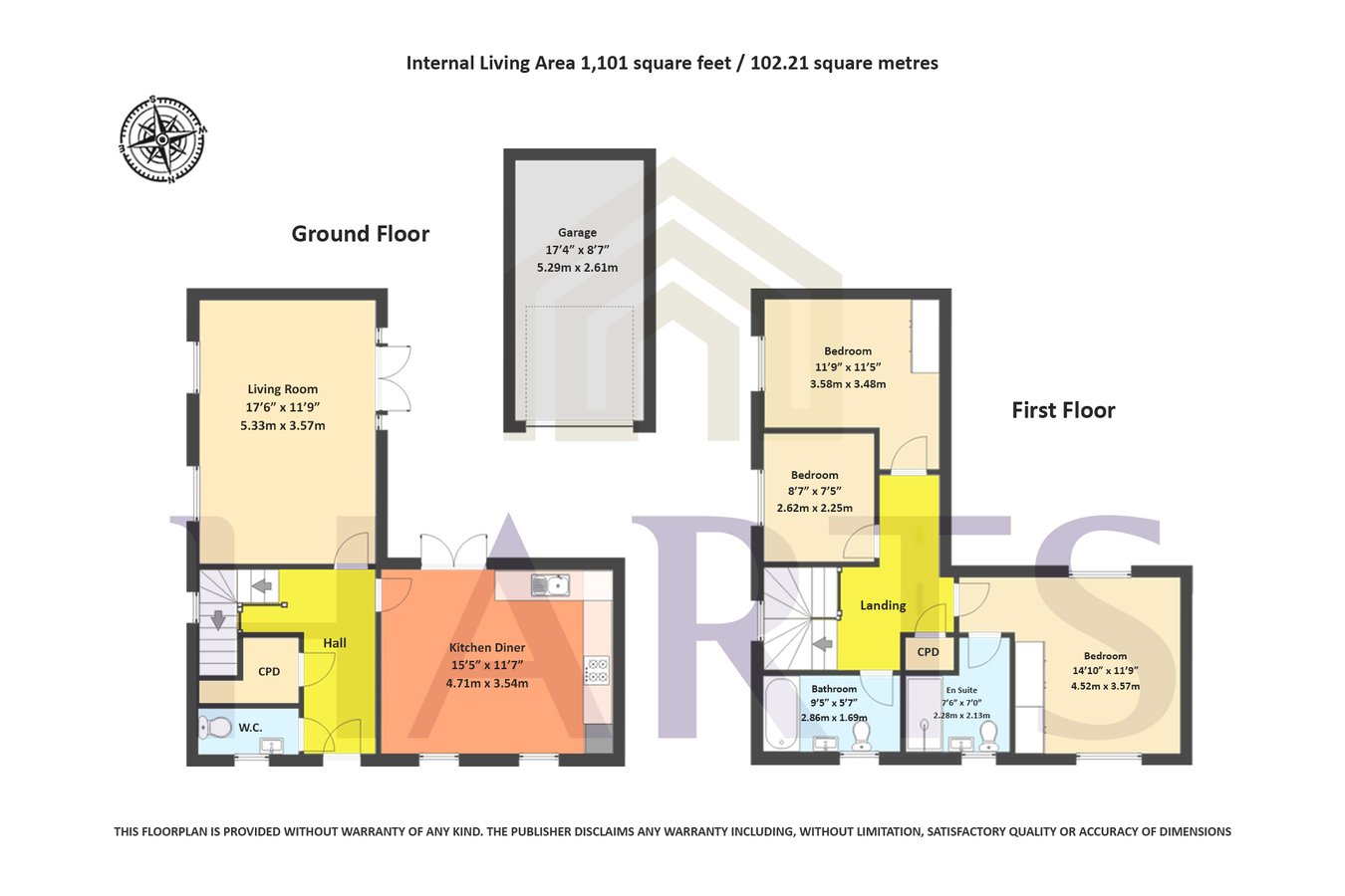 1, Amey Way, Warwick floorplan