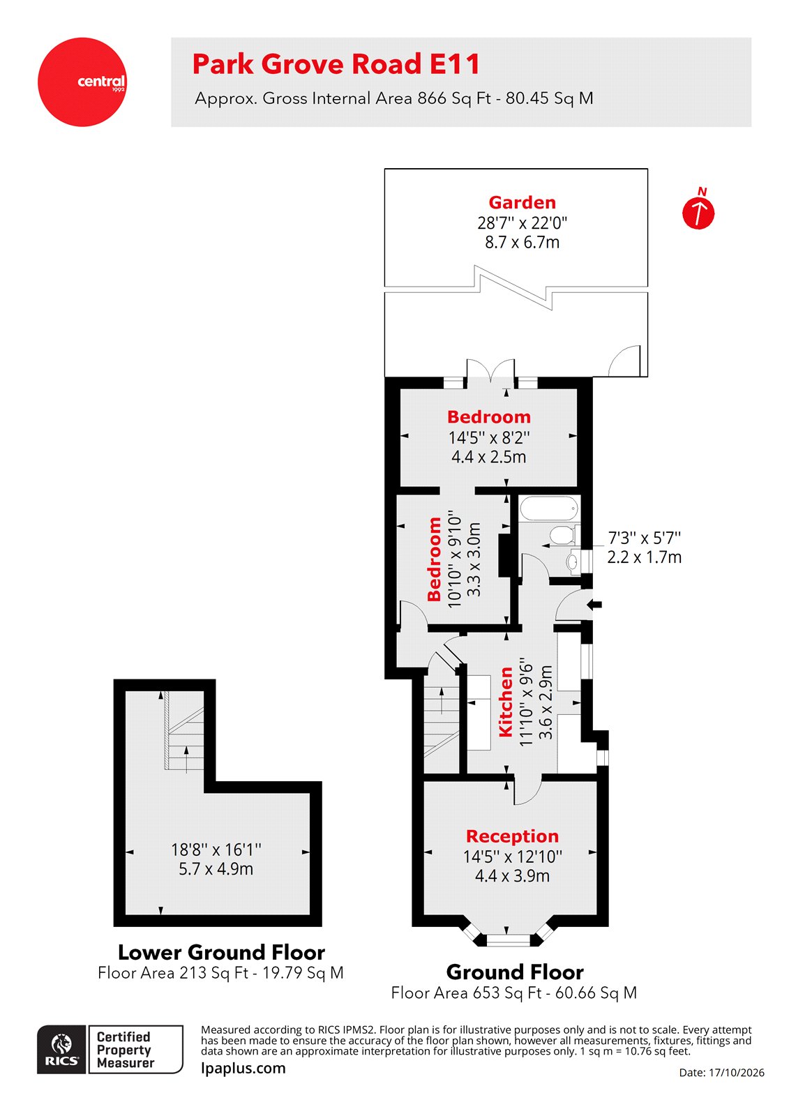 Park Grove Road, London floorplan