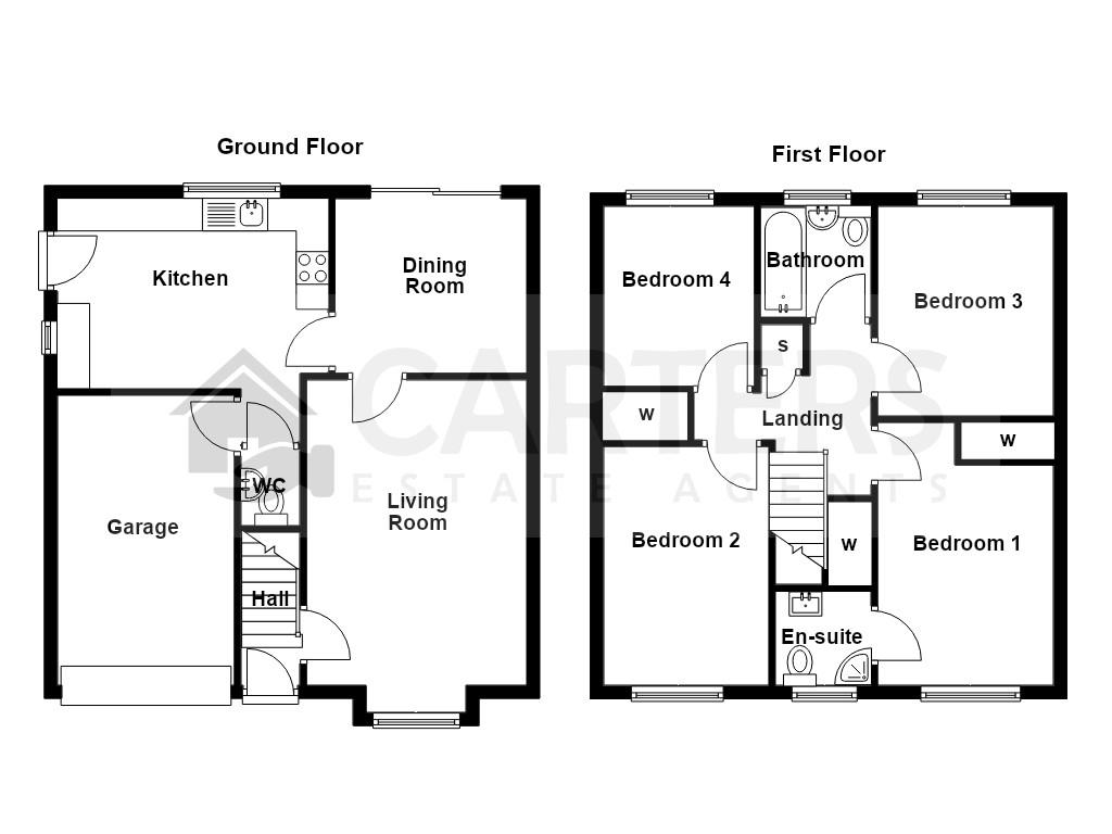 32, Cornfield Road, Biddulph floorplan
