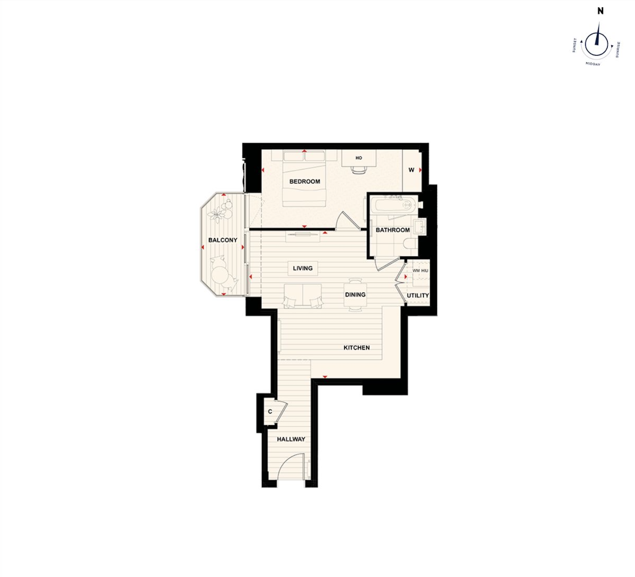 Royal Arsenal Riverside, Lantern Wharf, Woolwich floorplan