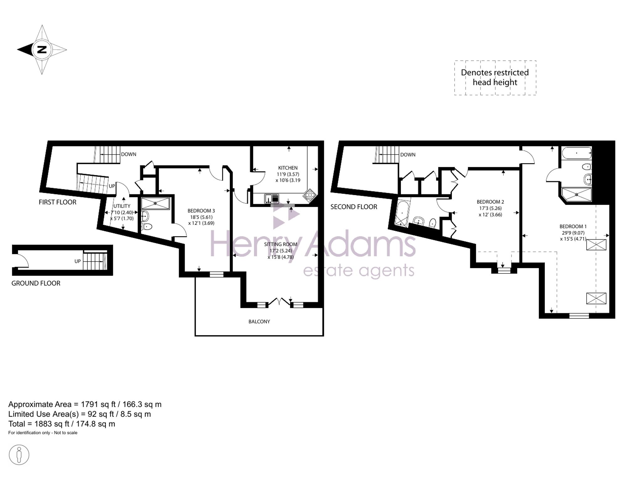 3 Richmond House Church Square, Chichester floorplan
