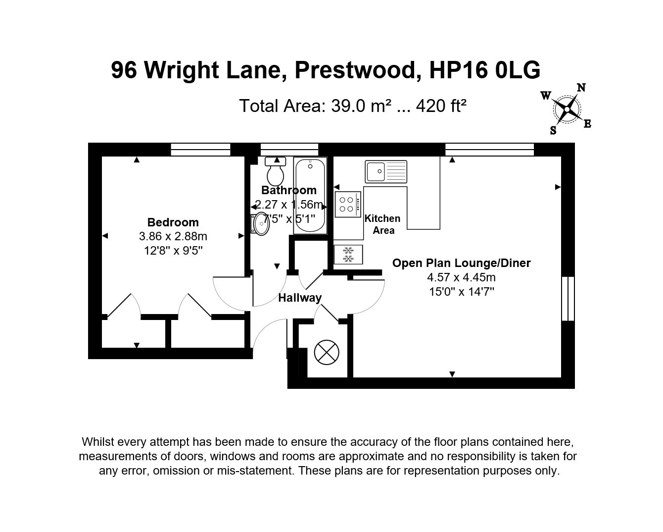 96, Wrights Lane, Prestwood floorplan