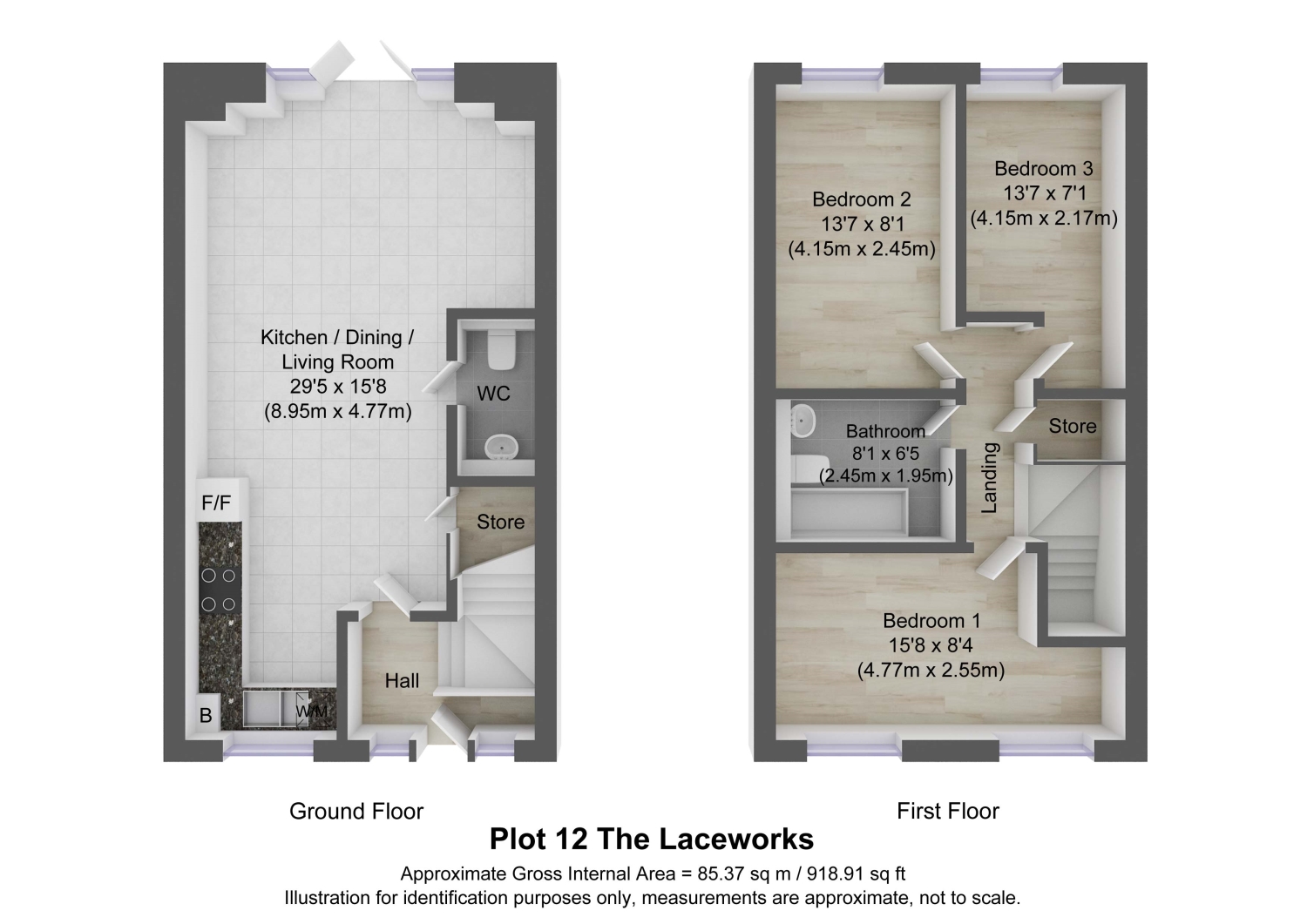 Plot 12, The Laceworks, Barnstaple floorplan