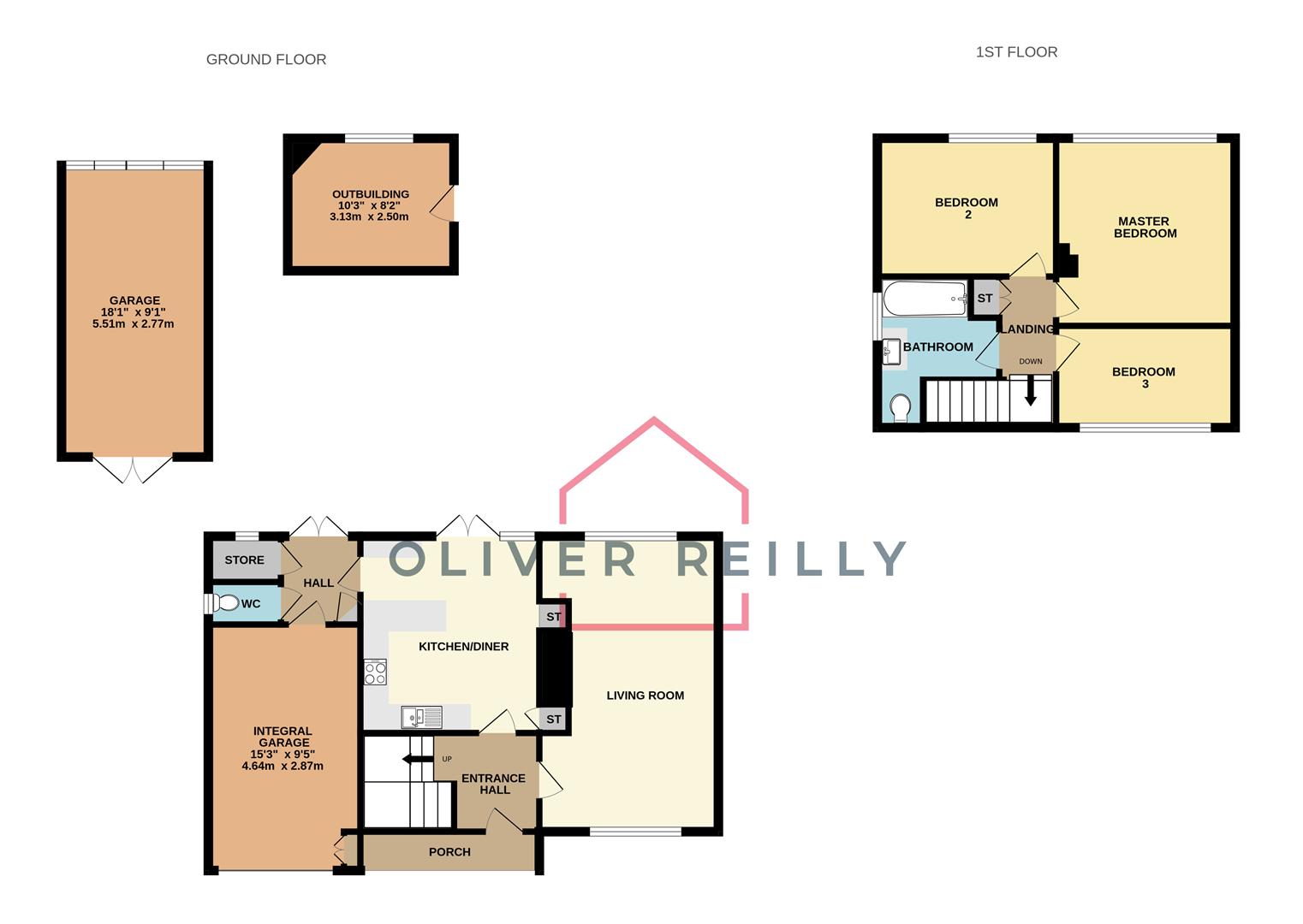65, Grange Road, Newark floorplan