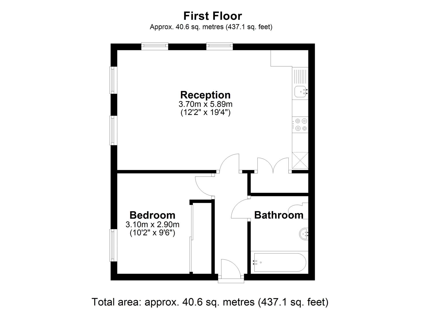Otter Way, West Drayton UB7, 1 bedroom flat for sale 61166484