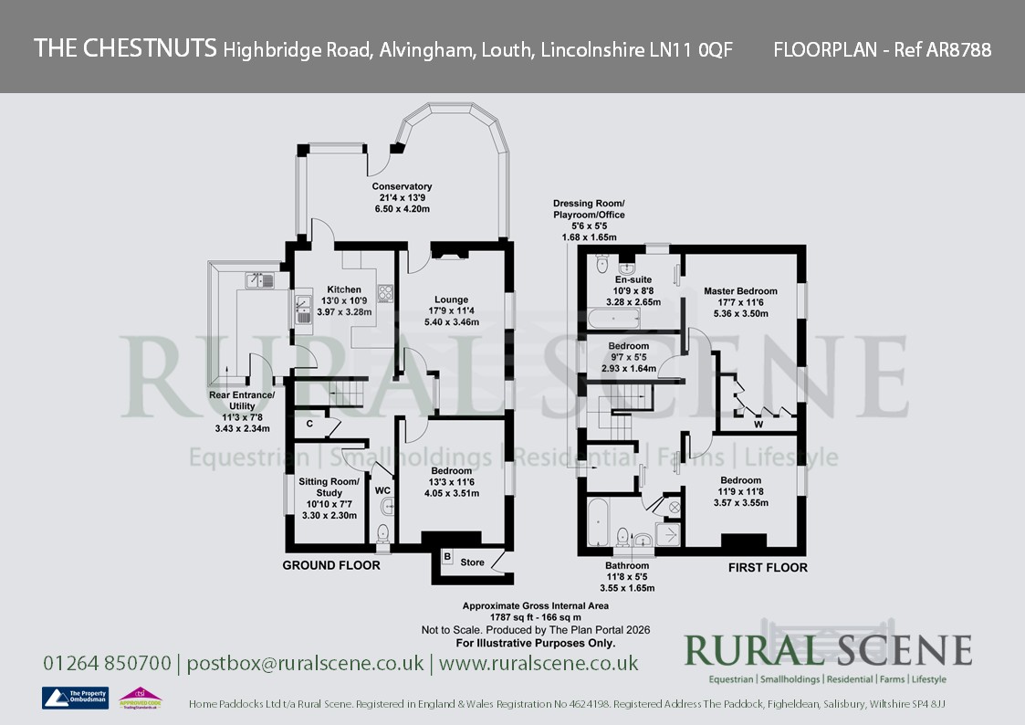 THE CHESTNUTS, Highbridge Road, LOUTH floorplan