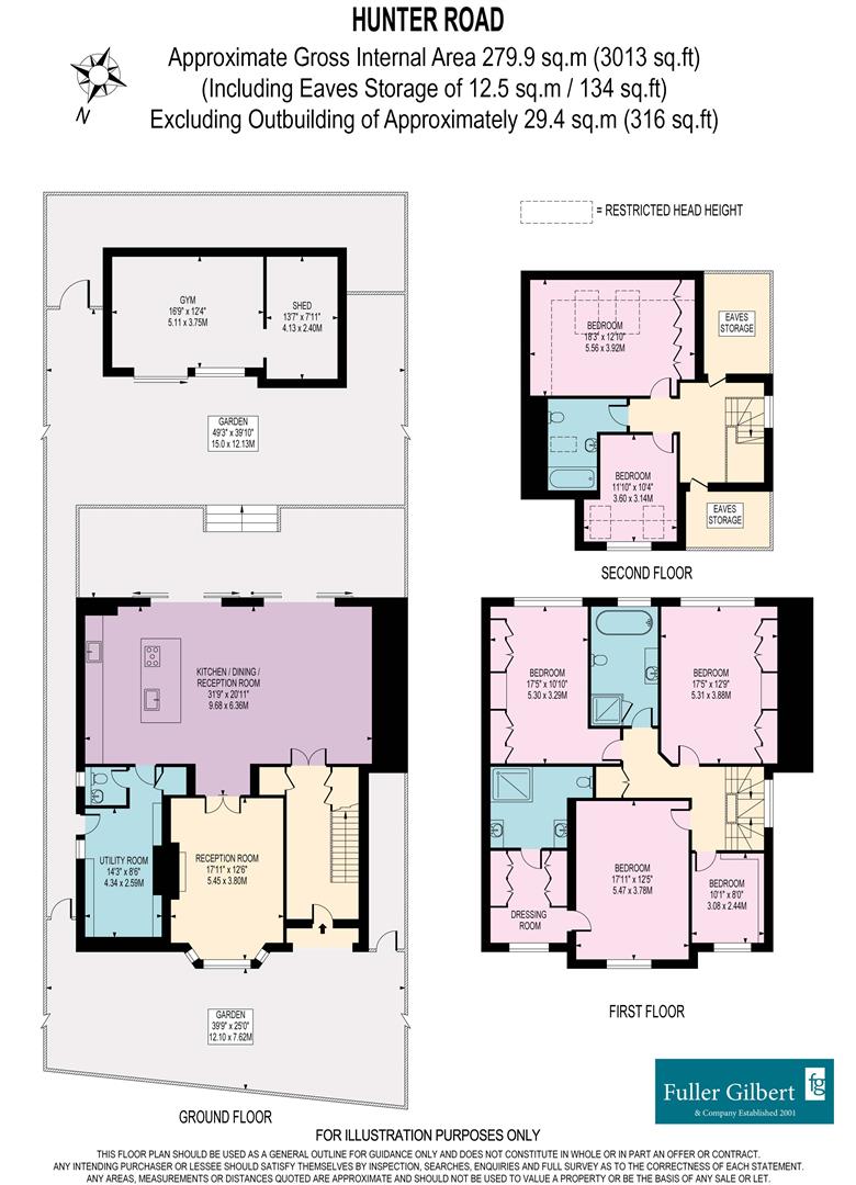 11, Hunter Road, West Wimbledon floorplan