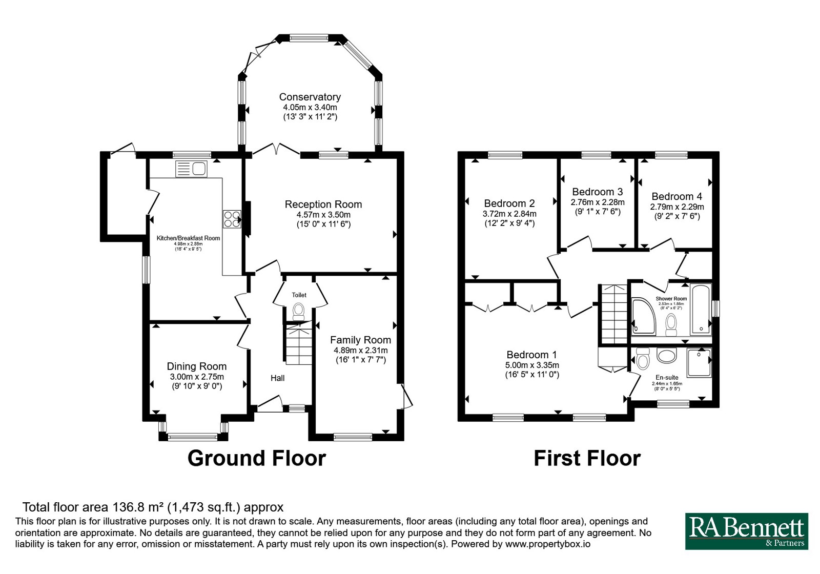 1, St. Margarets Road, Worcestershire floorplan