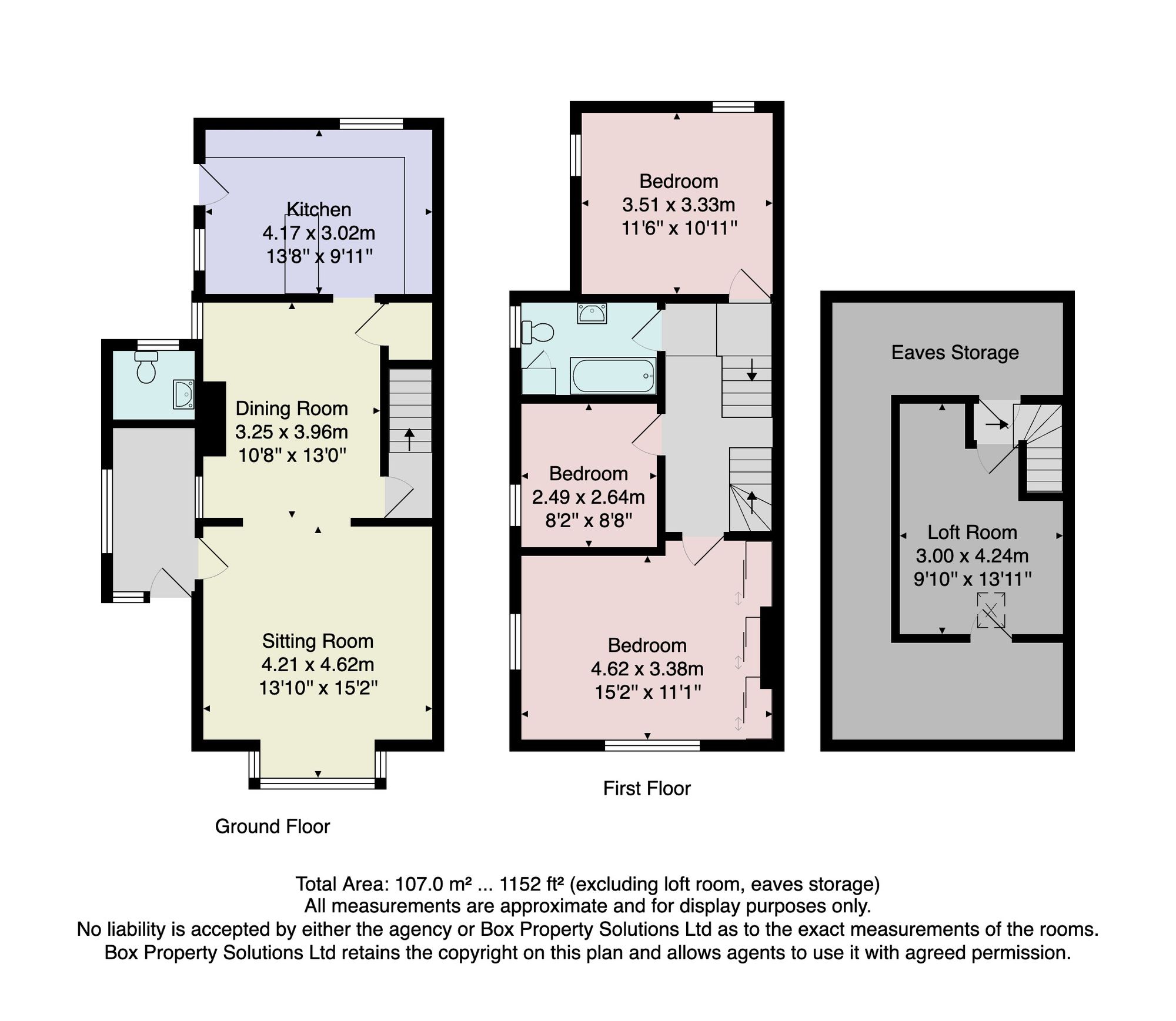 1 Hillside Road, Harrogate floorplan