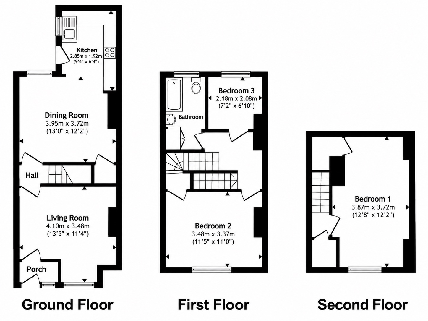 75, Furnace Lane, Sheffield floorplan