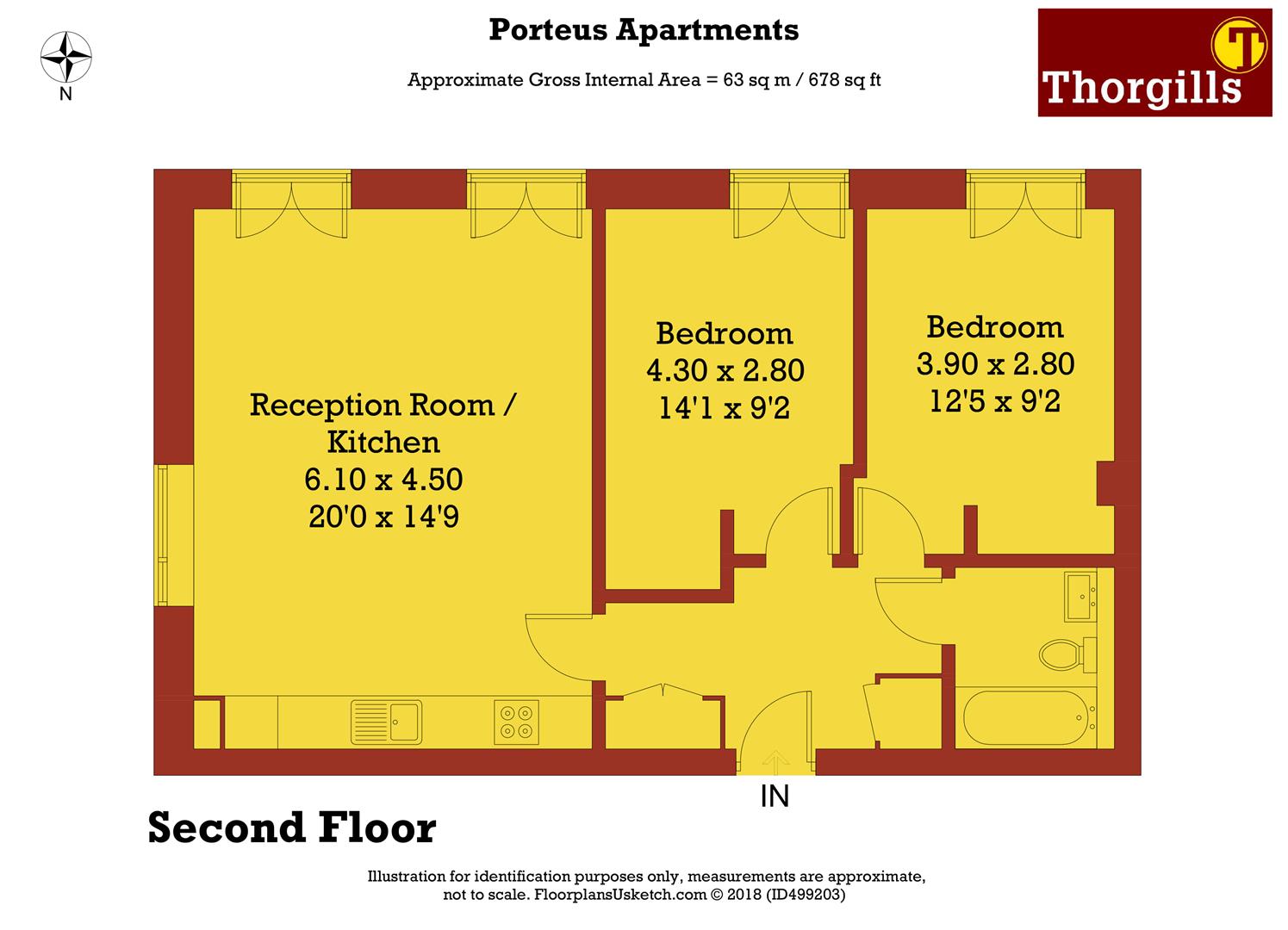 2 Bedrooms Flat for sale in Porteus Apartments, Britannia Road, Fulham SW6