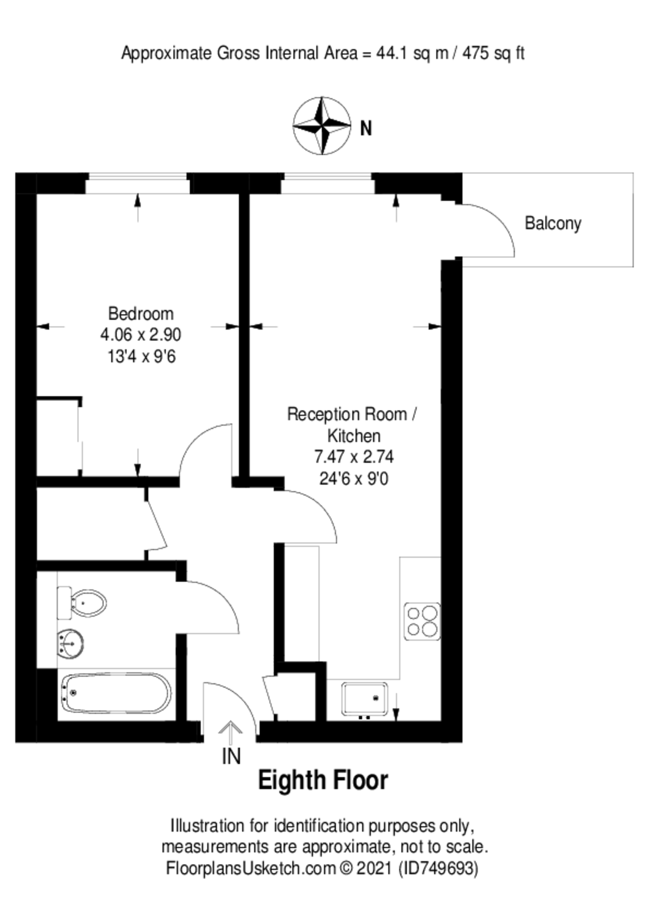 Christian Street, Aldgate floorplan