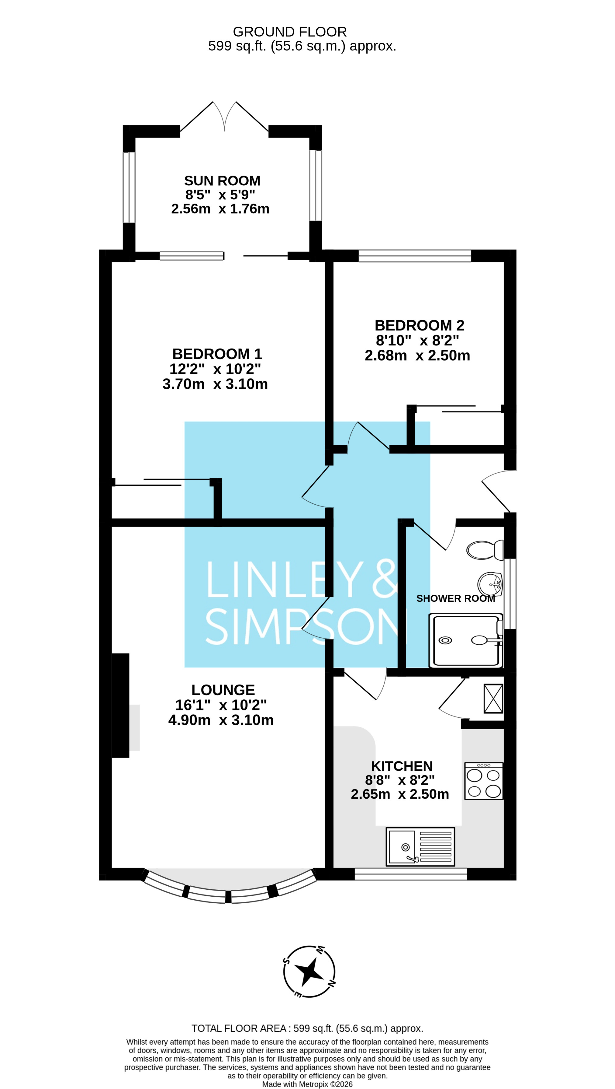 Harcourt Close, York floorplan