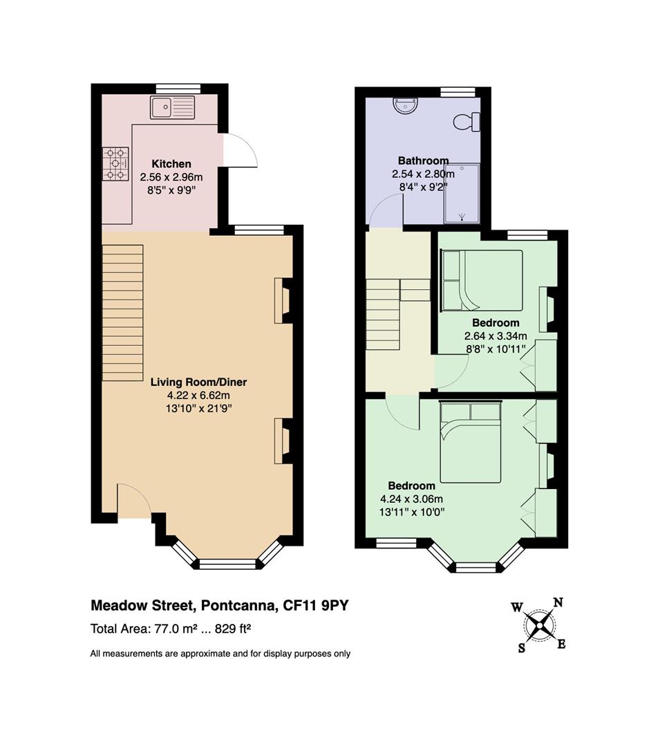 18, Meadow Street, Cardiff floorplan