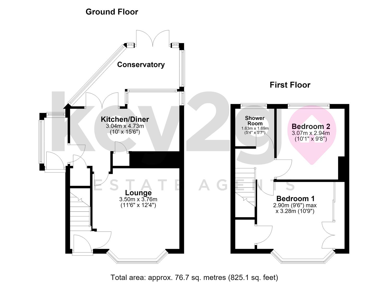 116, Smalldale Road, Sheffield floorplan