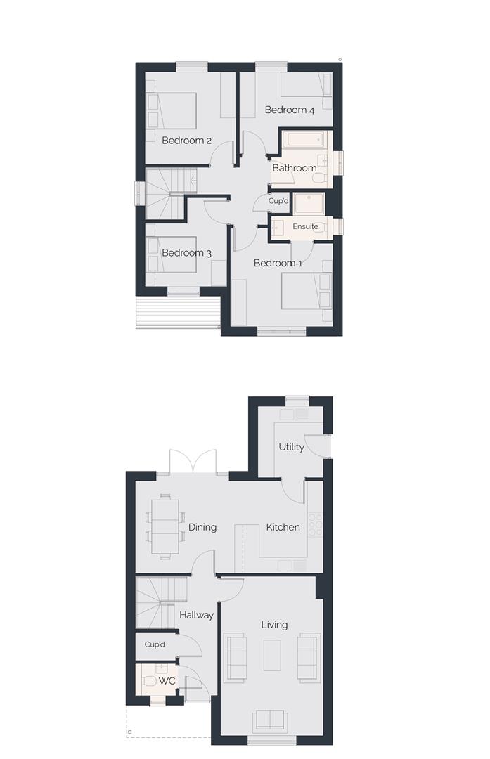 74, Mulberry Gardens, St. Austell floorplan