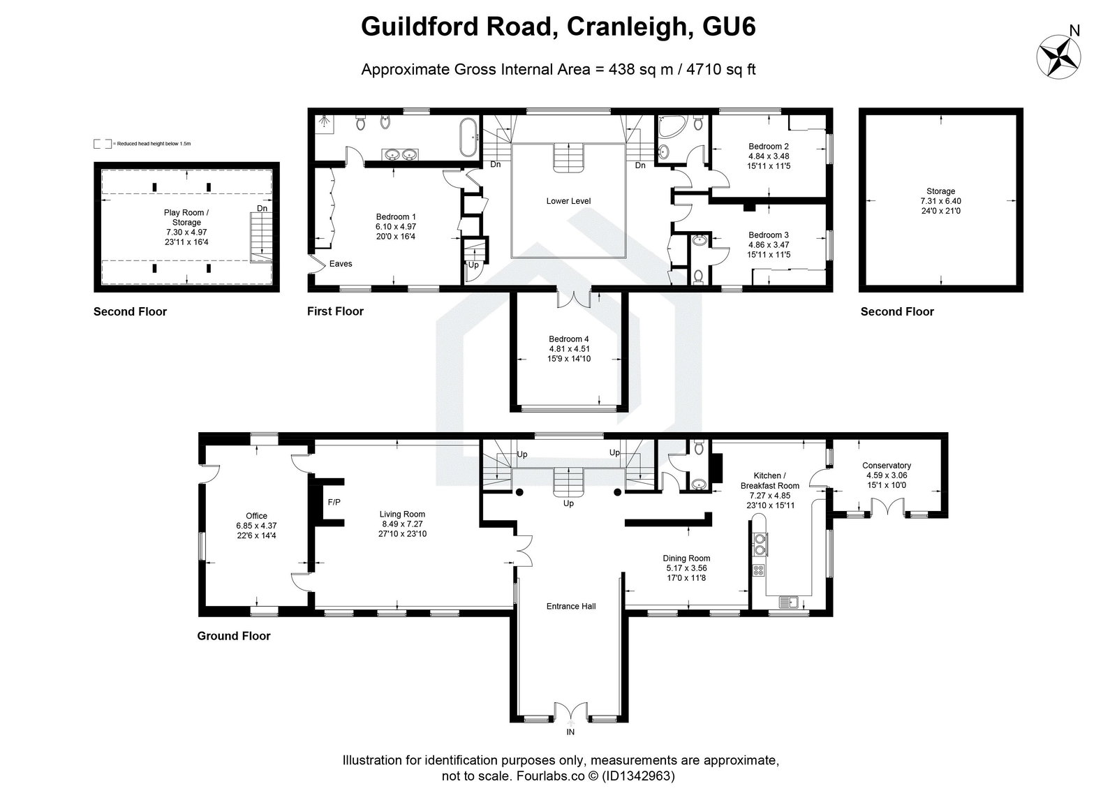 Guildford Road, Cranleigh floorplan