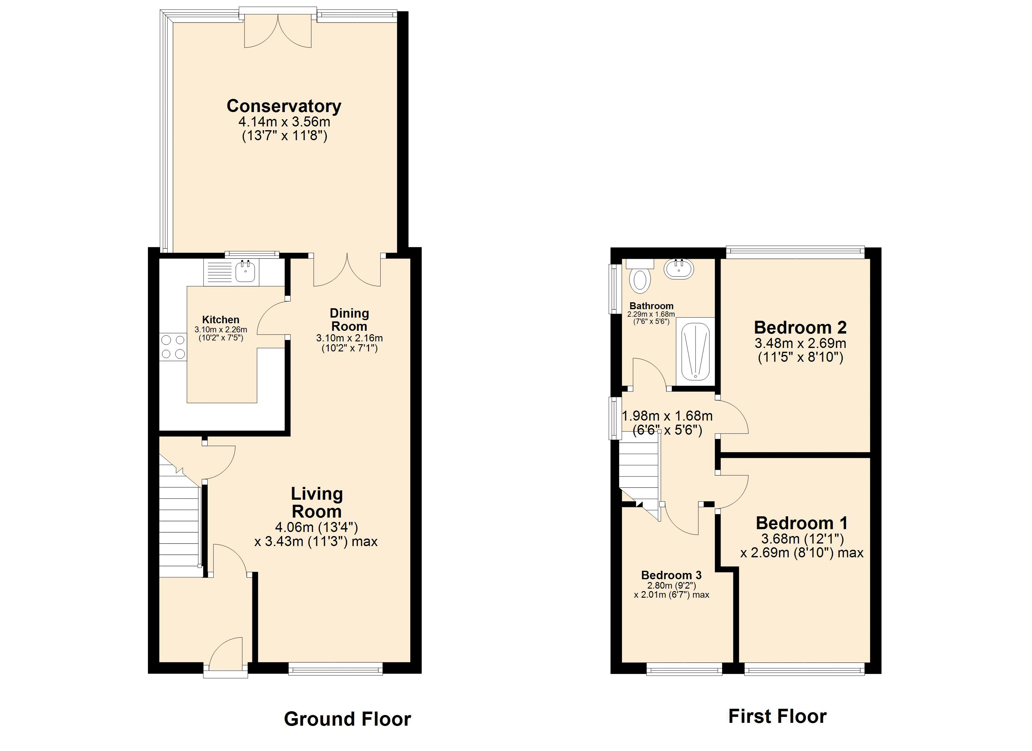 Petre Crescent, Rishton, Blackburn BB1, 3 bedroom semidetached house