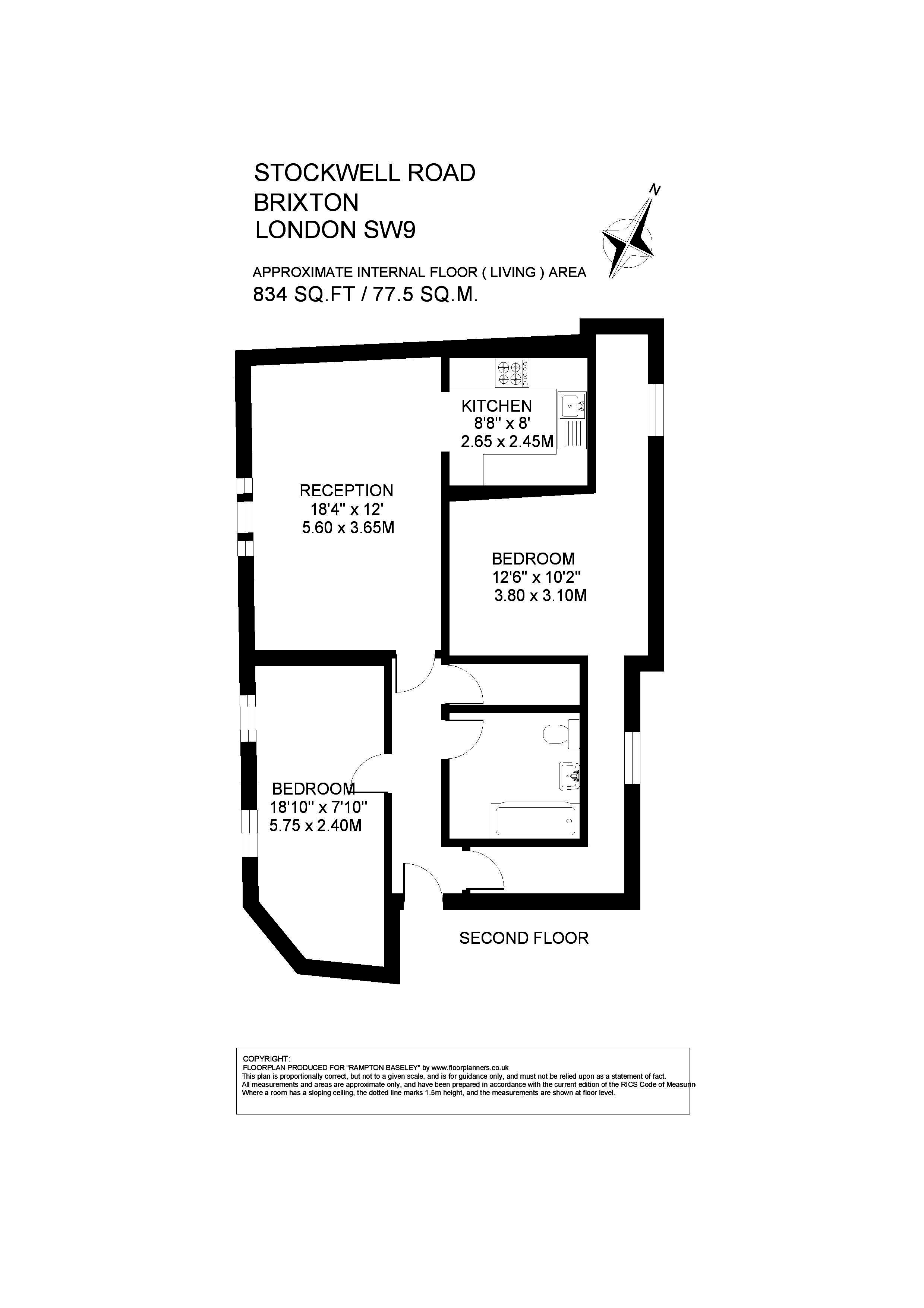 Stockwell Road, London floorplan
