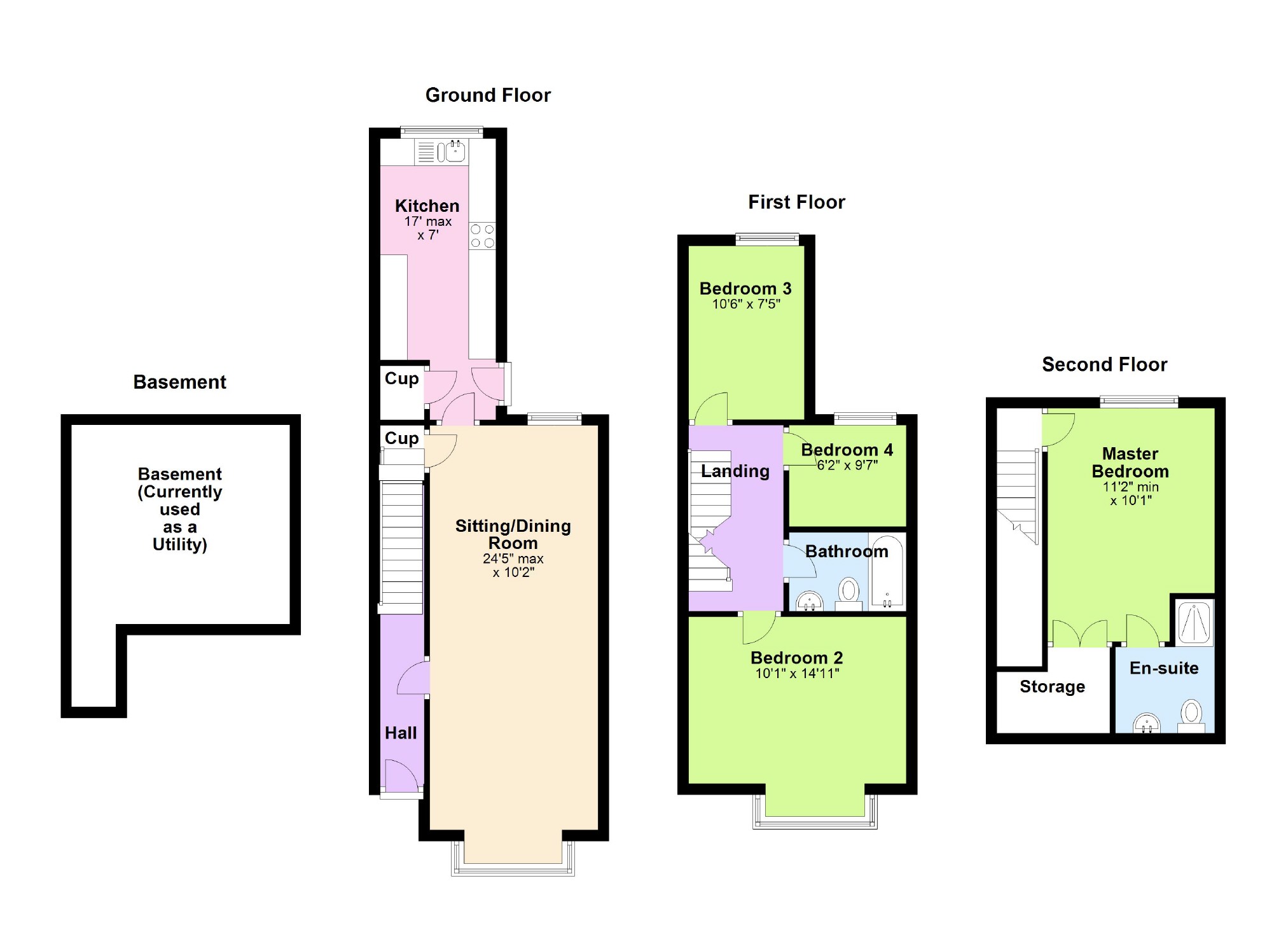 4 Bedrooms Terraced house for sale in Hockliffe Road, Leighton Buzzard LU7