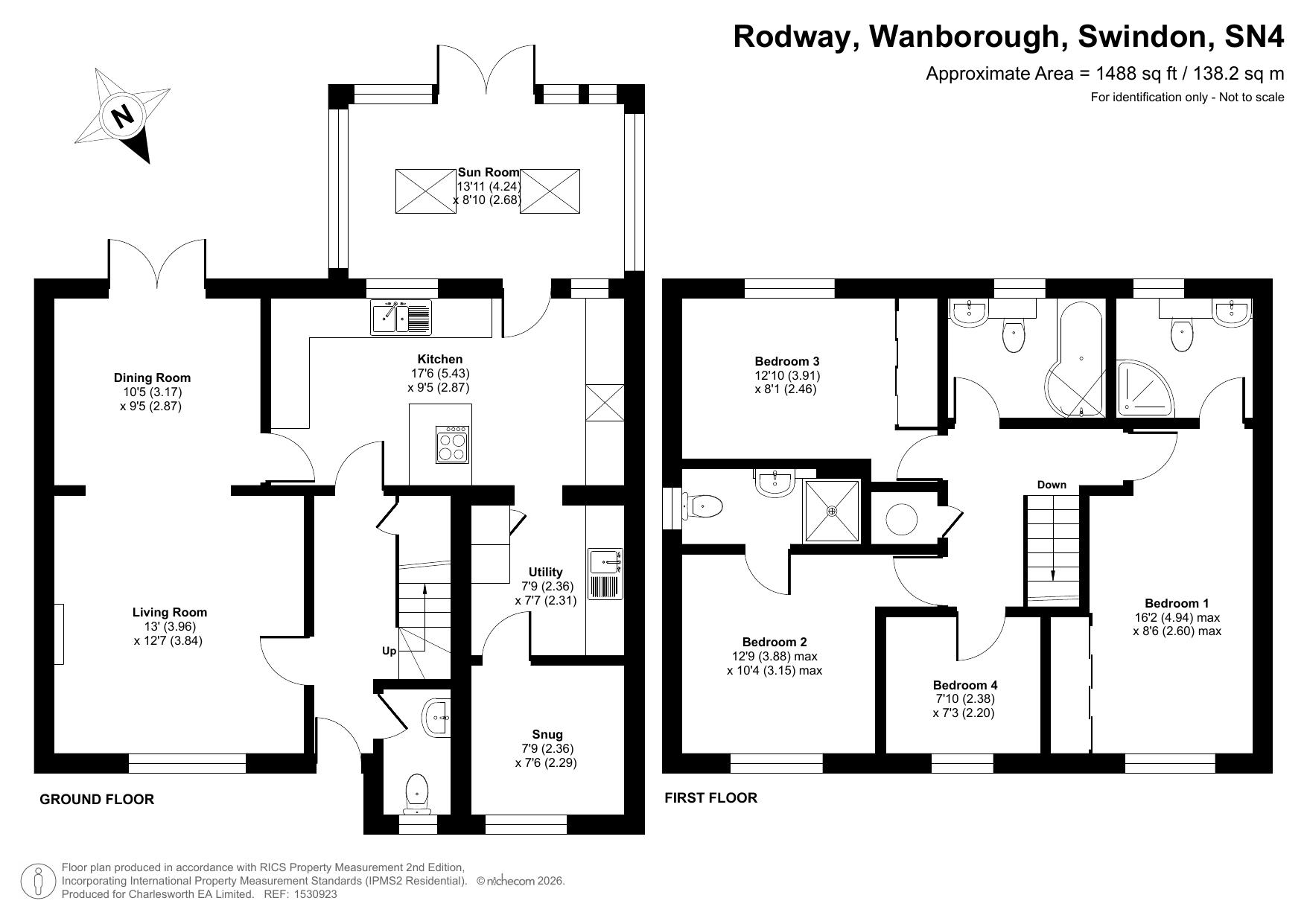 19, Rodway, Wanborough floorplan
