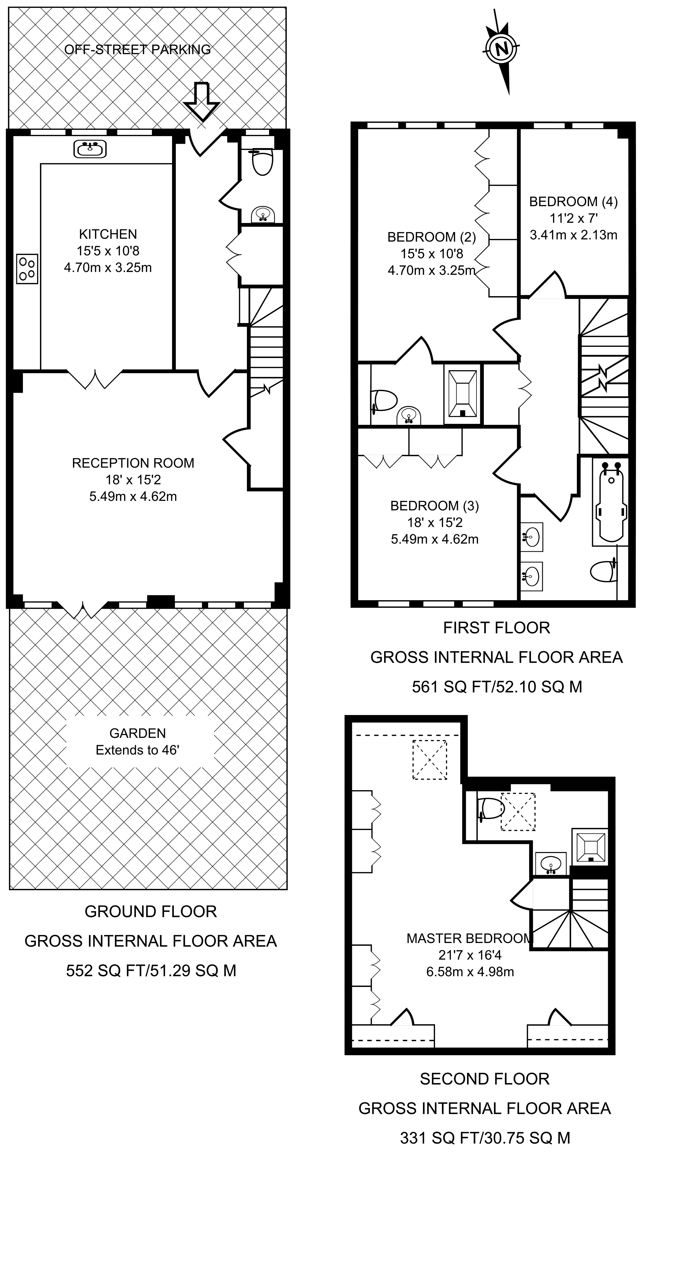 4 Bedrooms  to rent in Anastasia Mews, Woodside Park N12