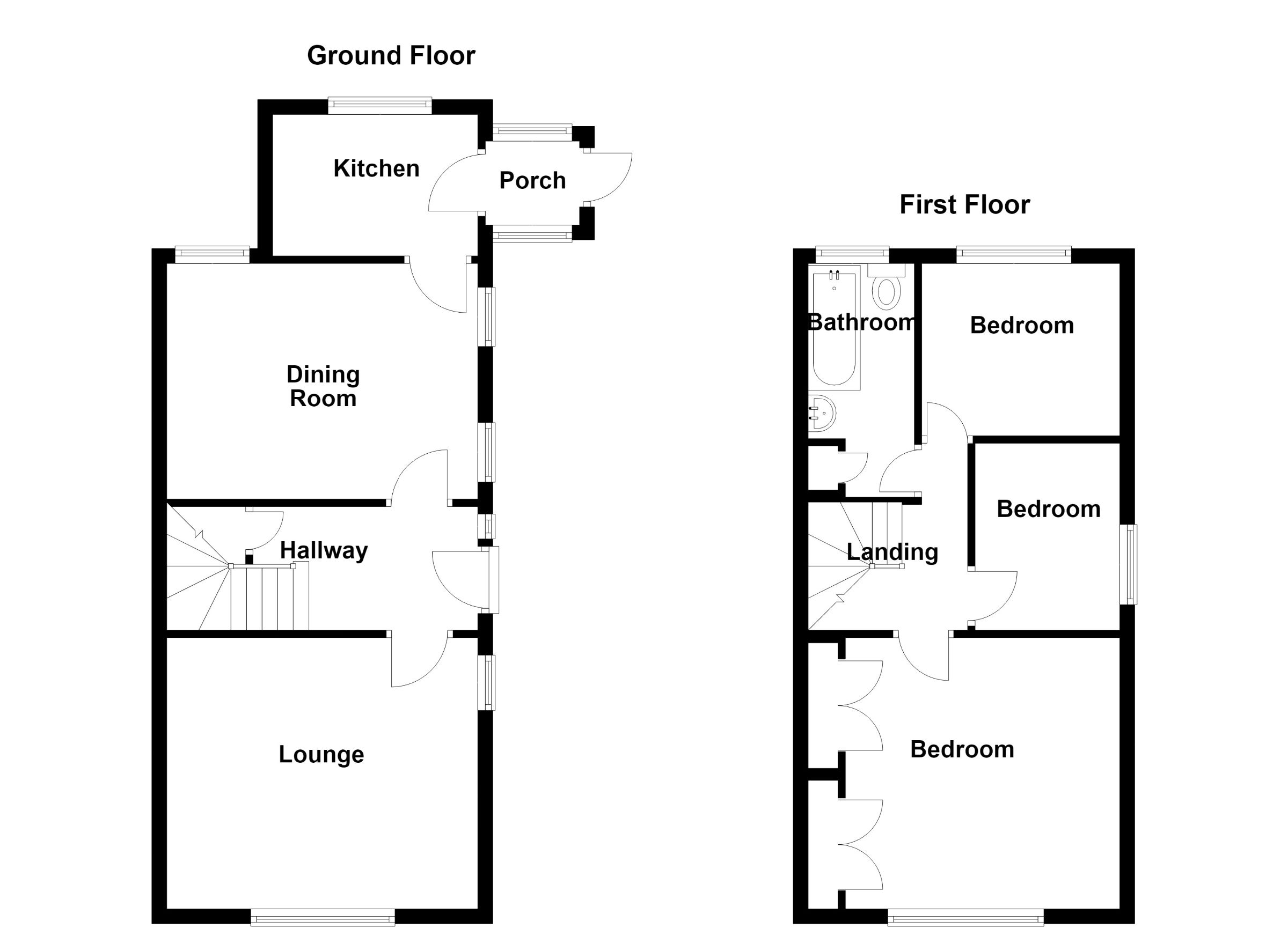 6 Kings Crescent, Morecambe floorplan