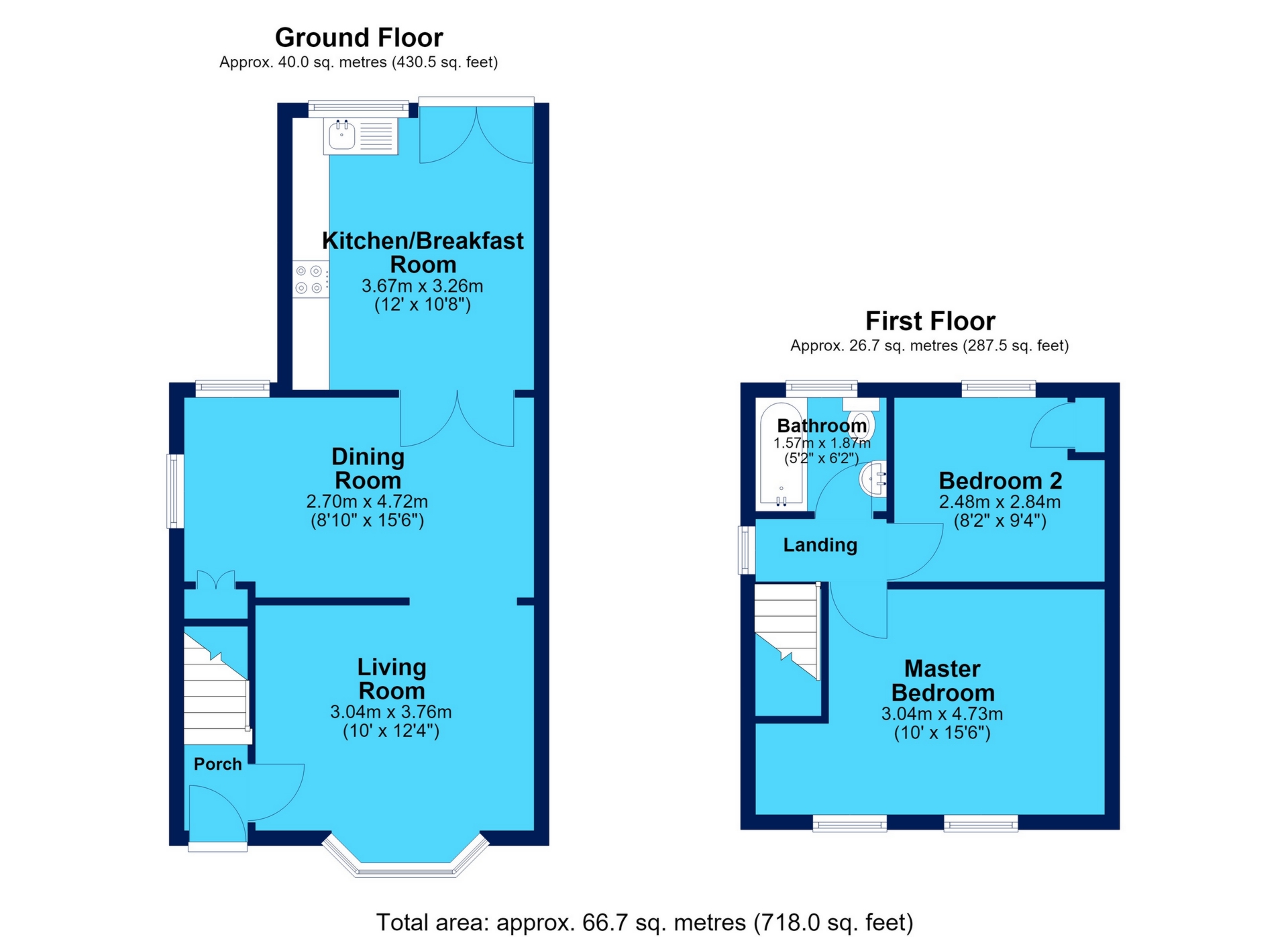 25, Glanffrwd Avenue, Ebbw Vale floorplan