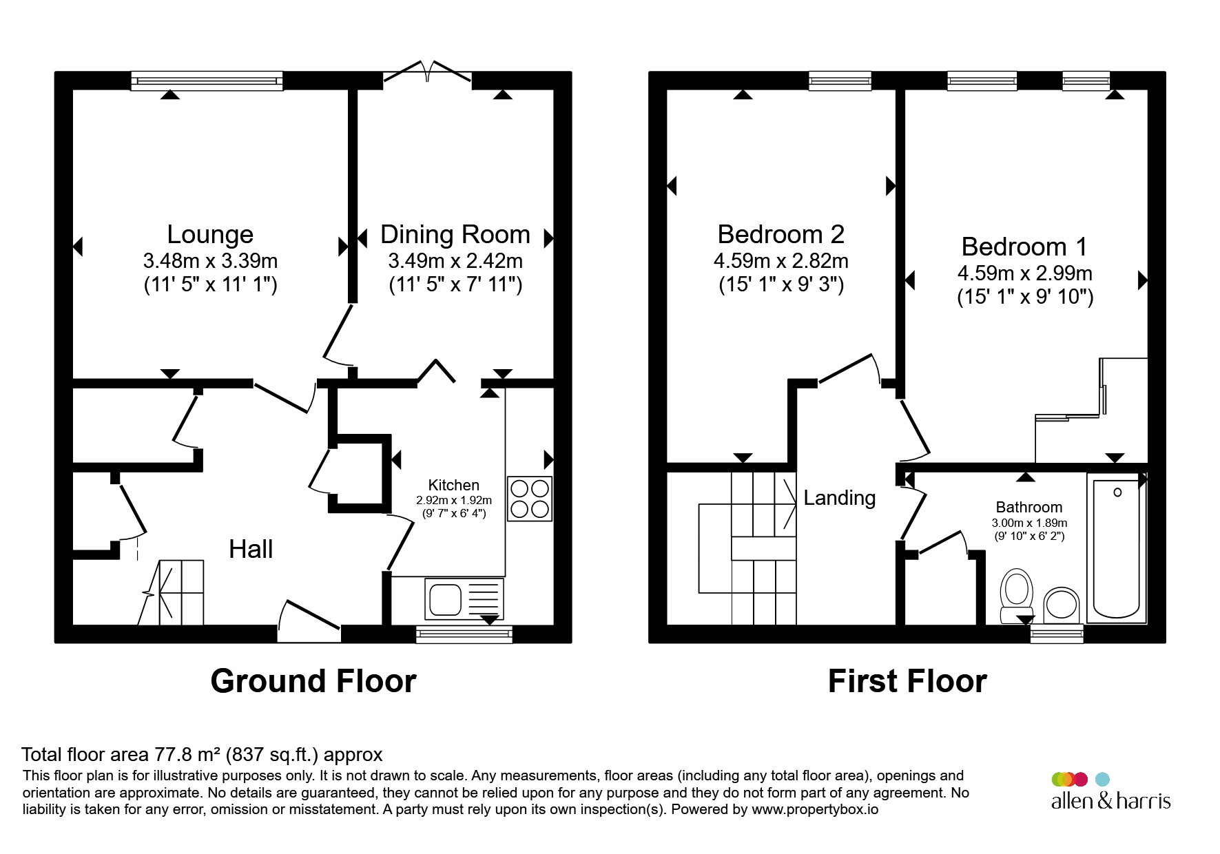23, Gigha Wynd, Irvine floorplan