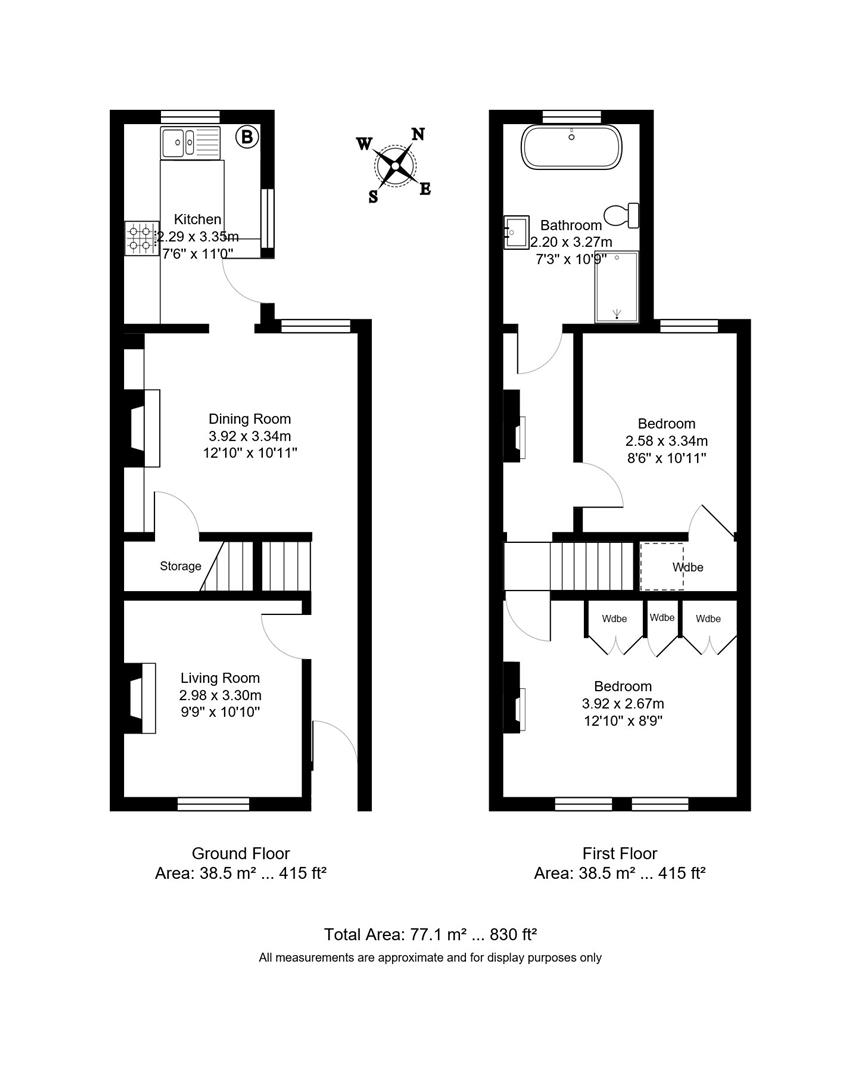 2 Bedrooms Terraced house for sale in Woodside Road, Tunbridge Wells TN4