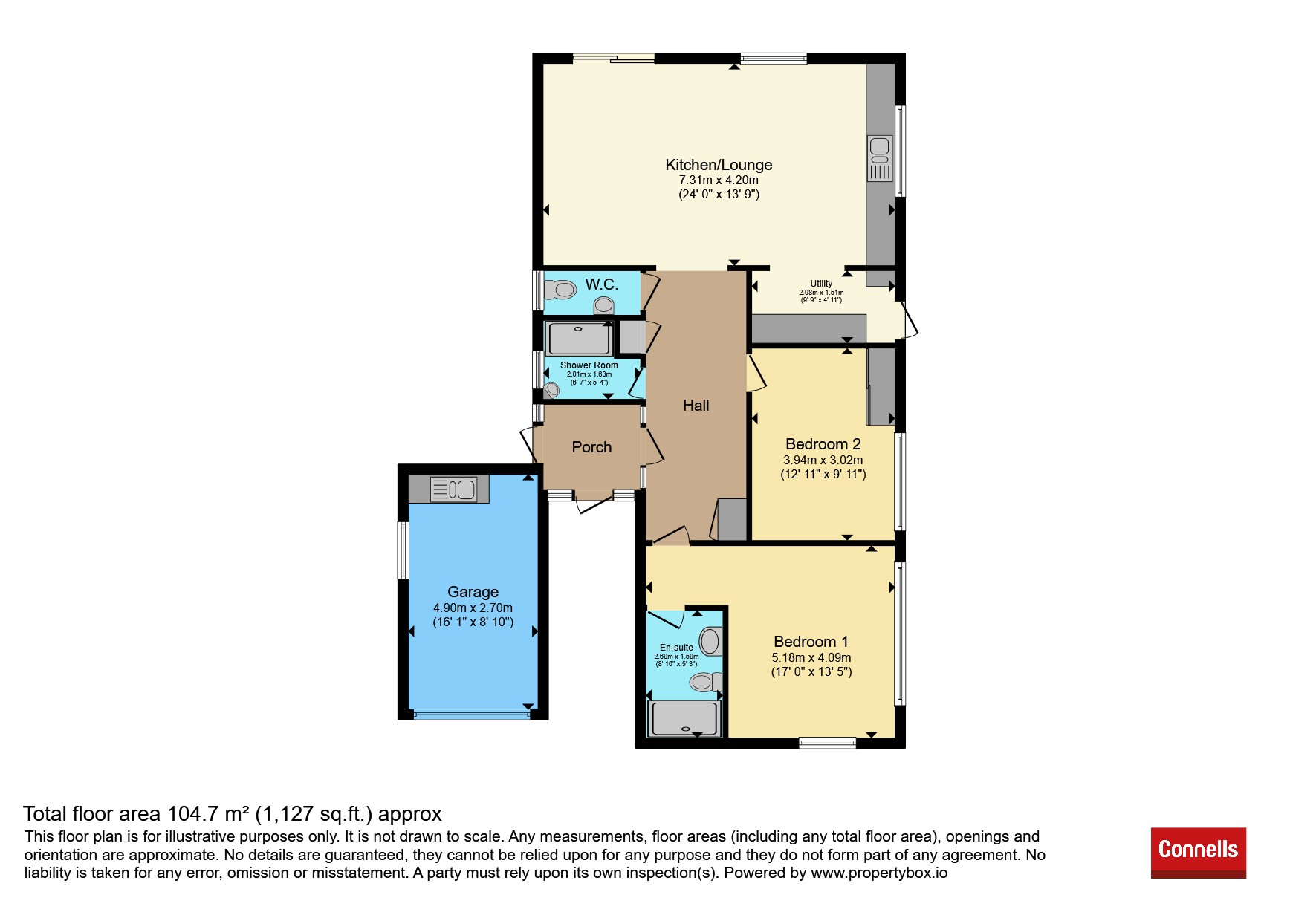 5, Broad Reach, Paignton floorplan