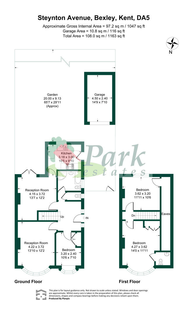 66, Steynton Avenue, Bexley floorplan