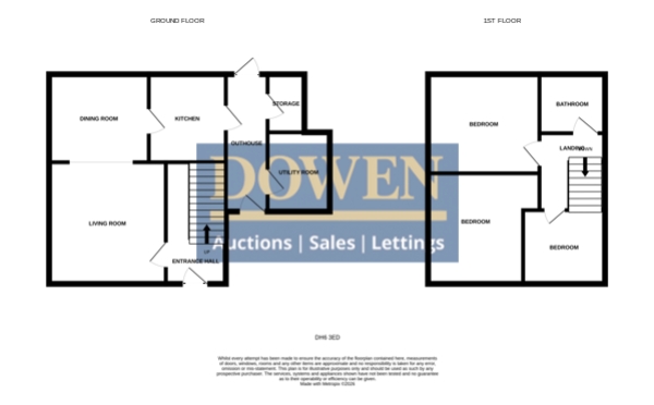 58, East Lea, Durham floorplan