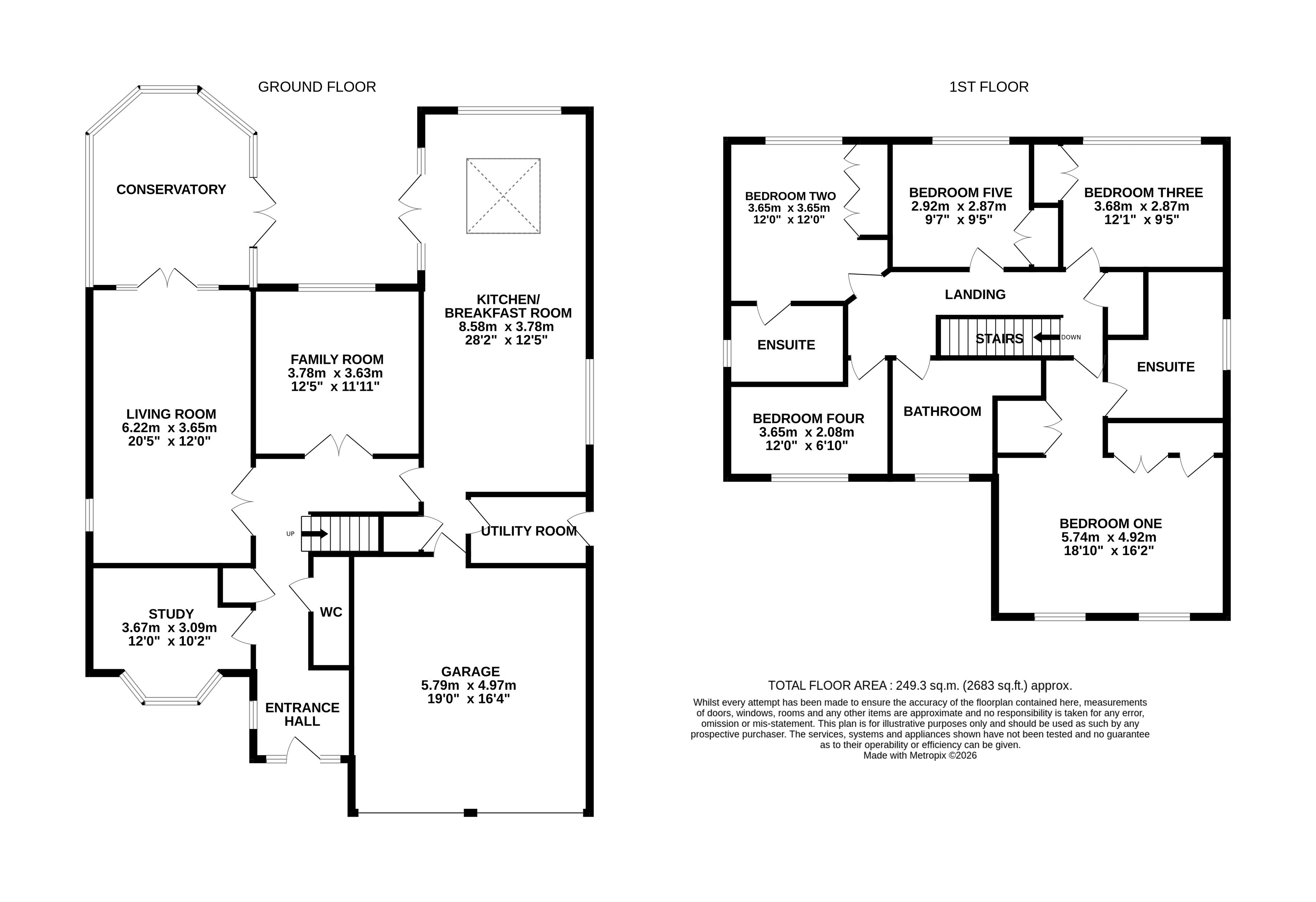 6, Longbury, Uckfield floorplan