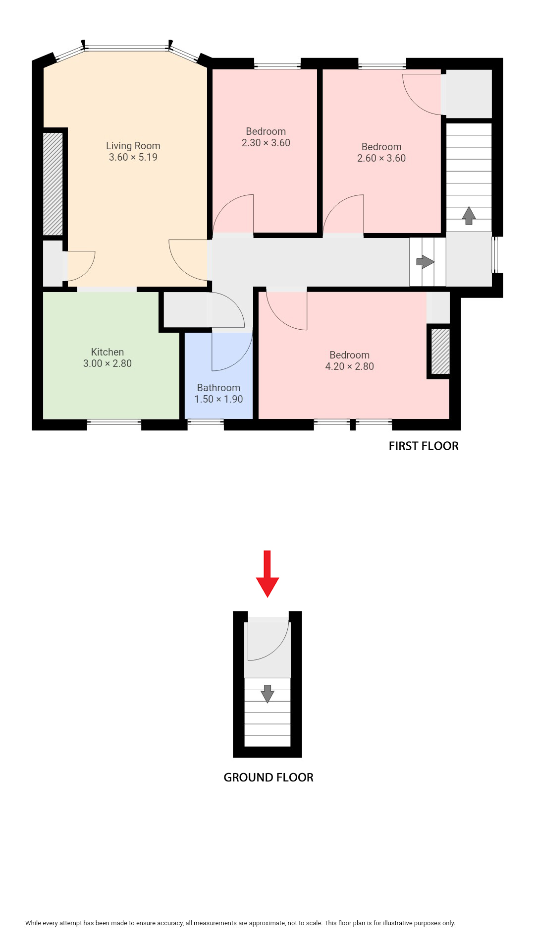3 Park Avenue, Johnstone floorplan