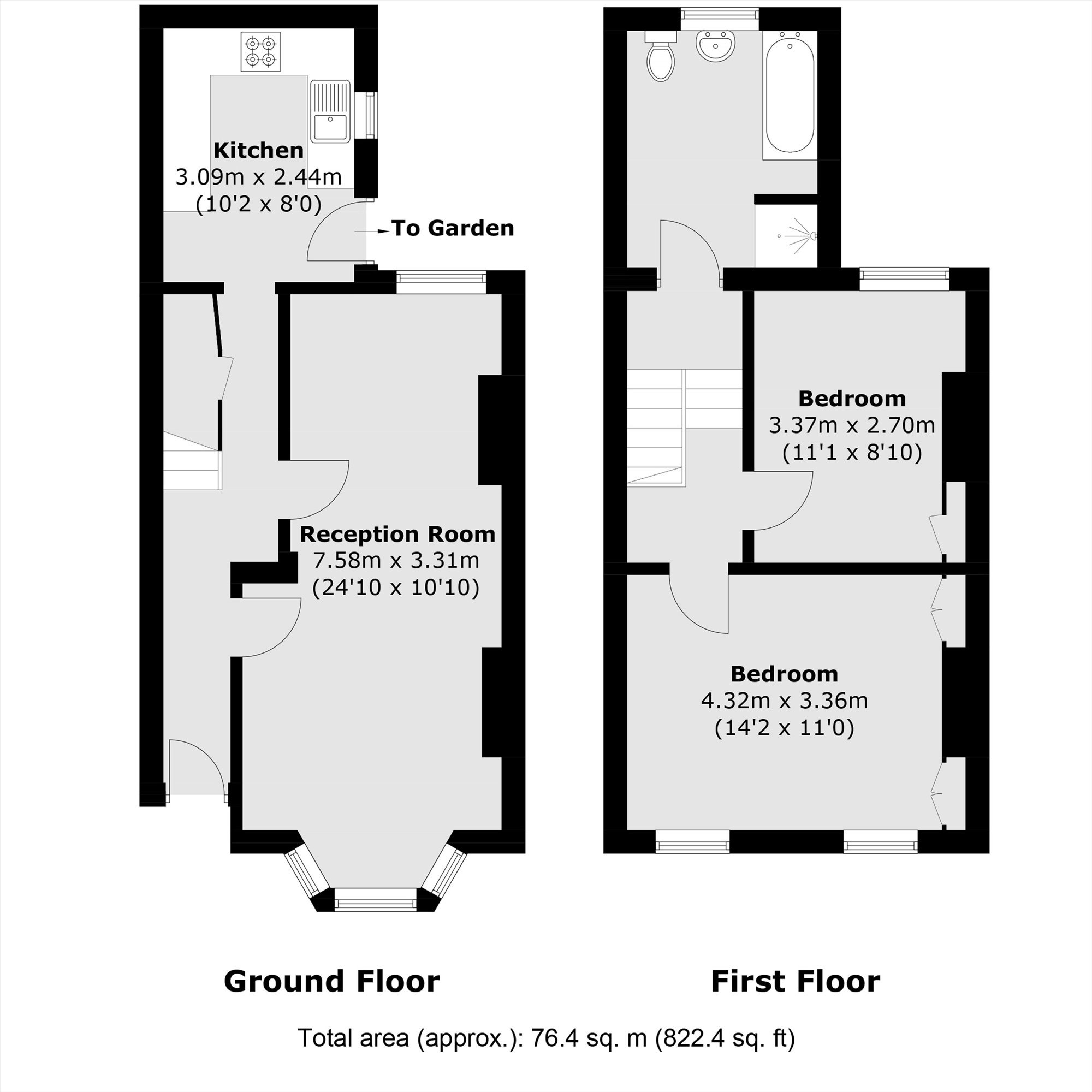 47, Graveney Road, London floorplan
