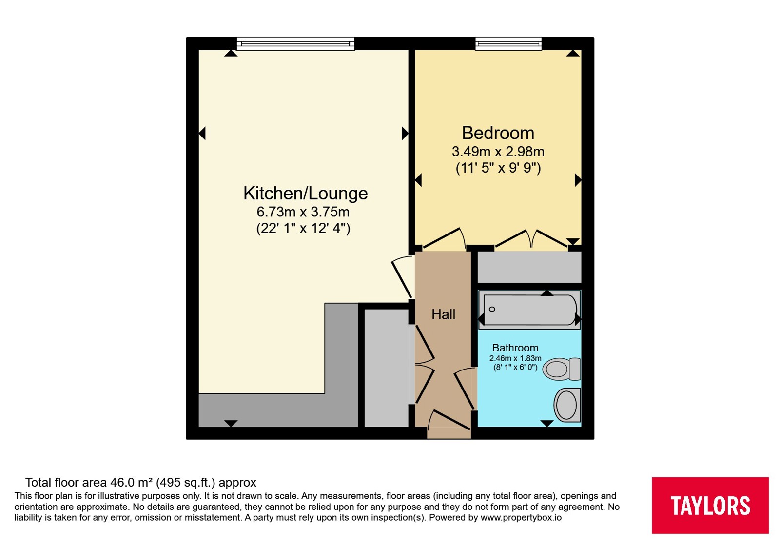 3 Severn Point,, Wyck Beck Road, Somerset floorplan