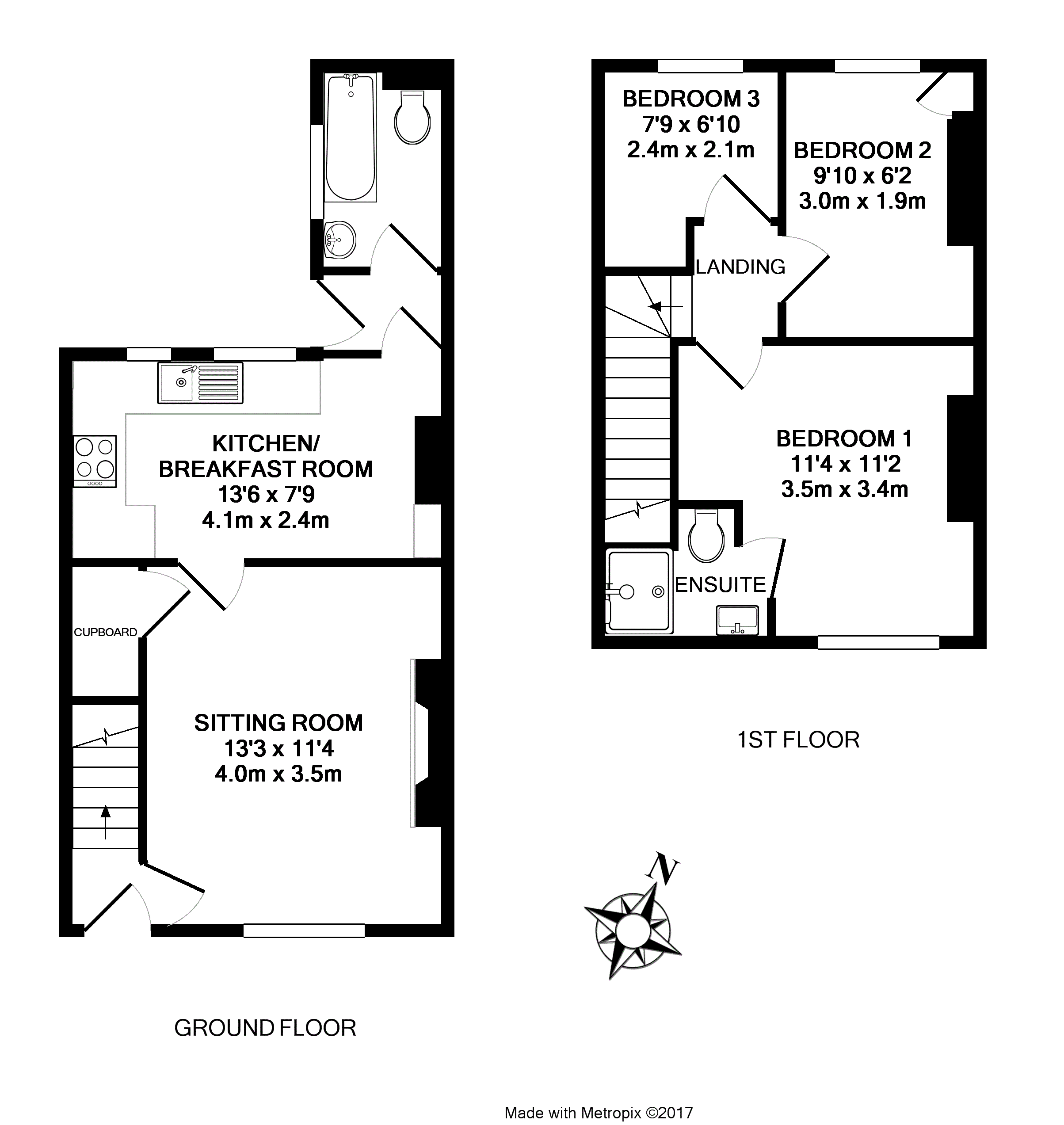 3 Bedrooms Terraced house for sale in Dewhurst Cottages, Wadhurst Road, Wadhurst TN5