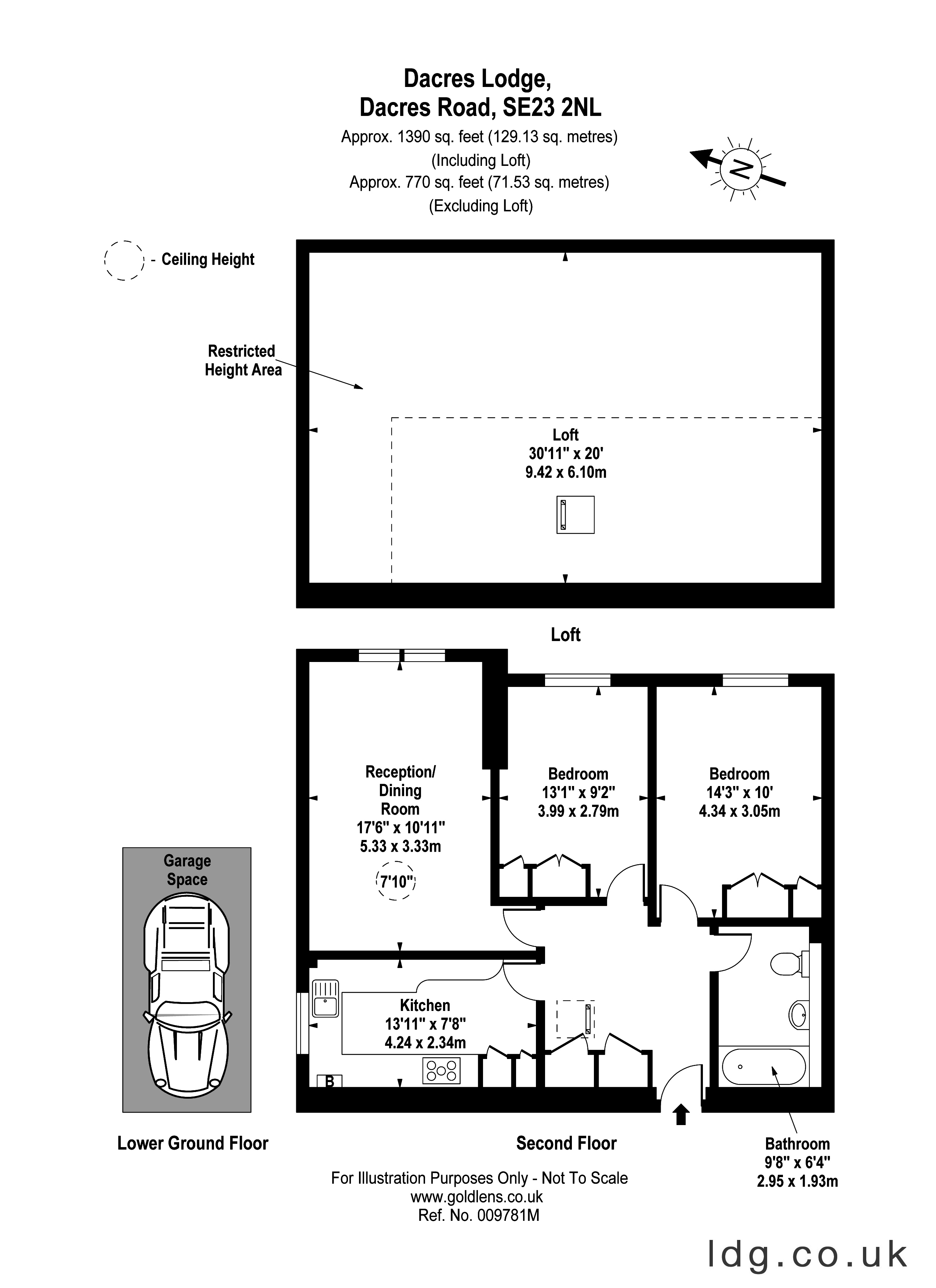 2 Bedrooms Flat for sale in Dacres Road, Forest Hill, London SE23