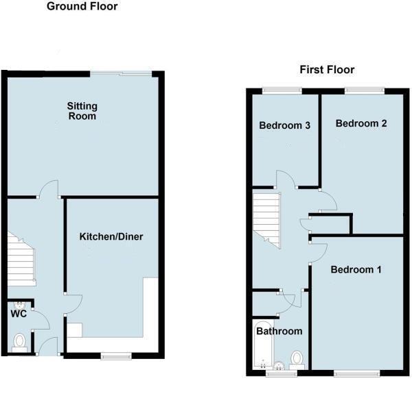 69, Tweed Close, Daventry floorplan