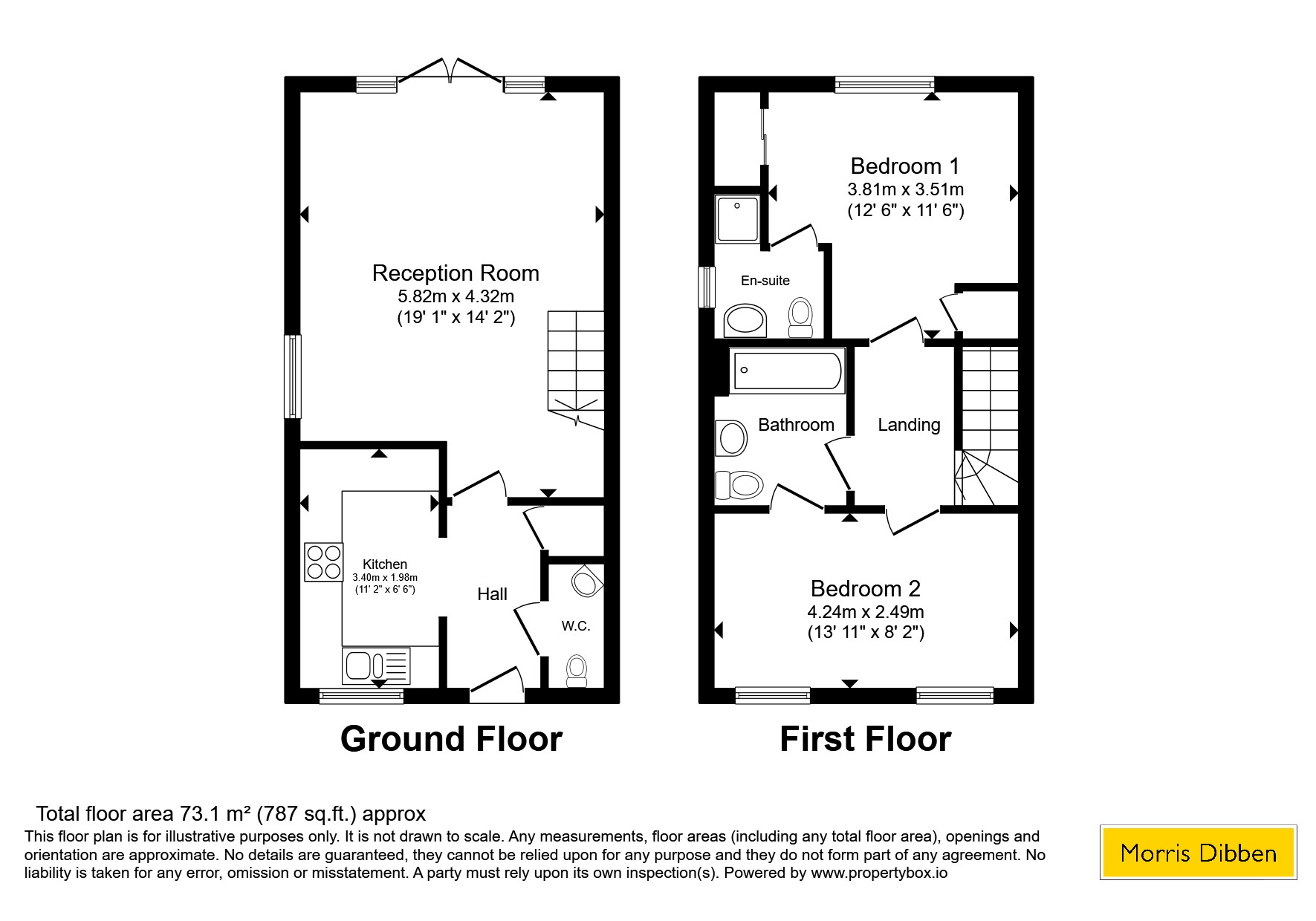 23, Mill Gardens, Southampton floorplan
