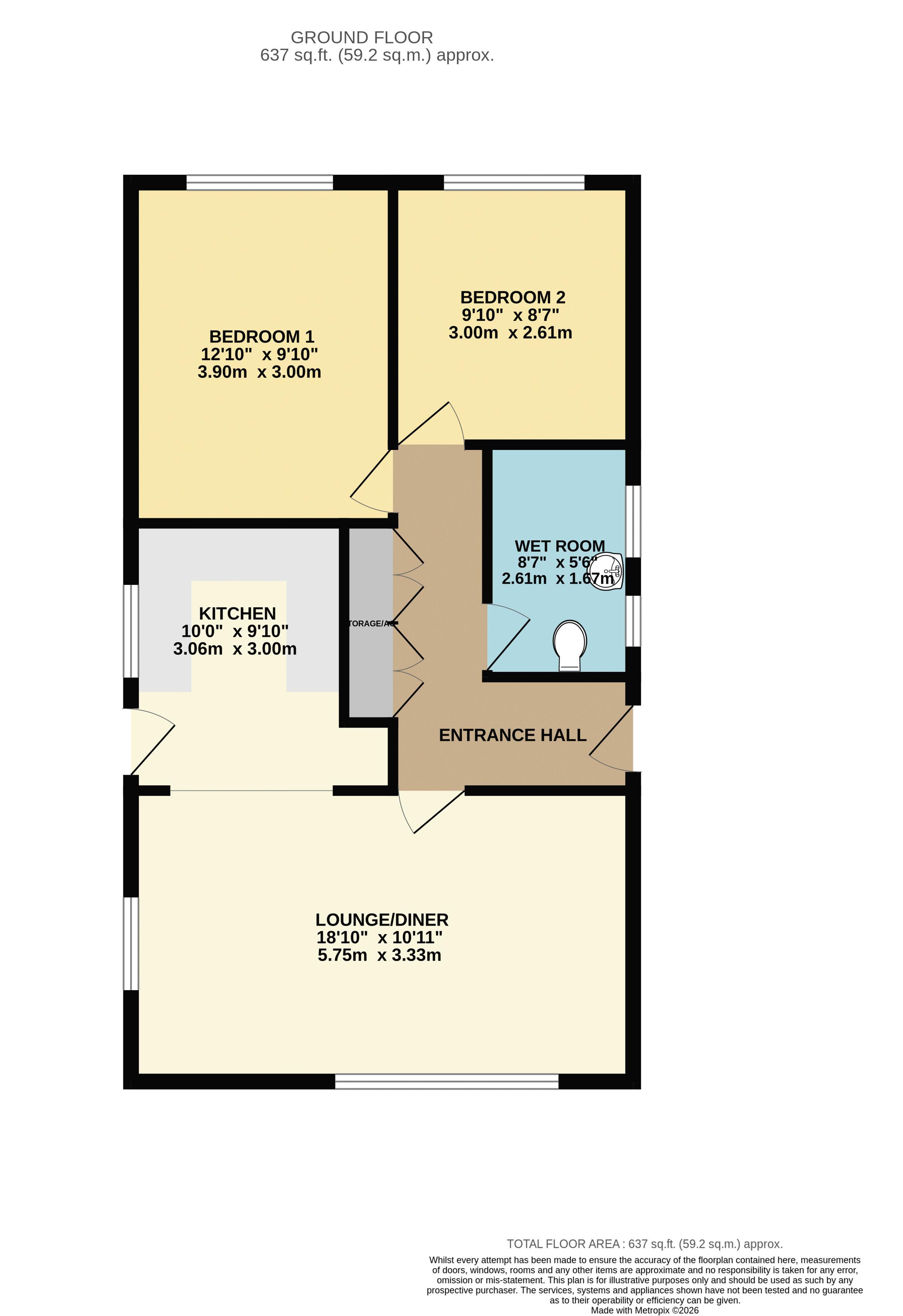 50, Wisteria Avenue, Lincoln floorplan